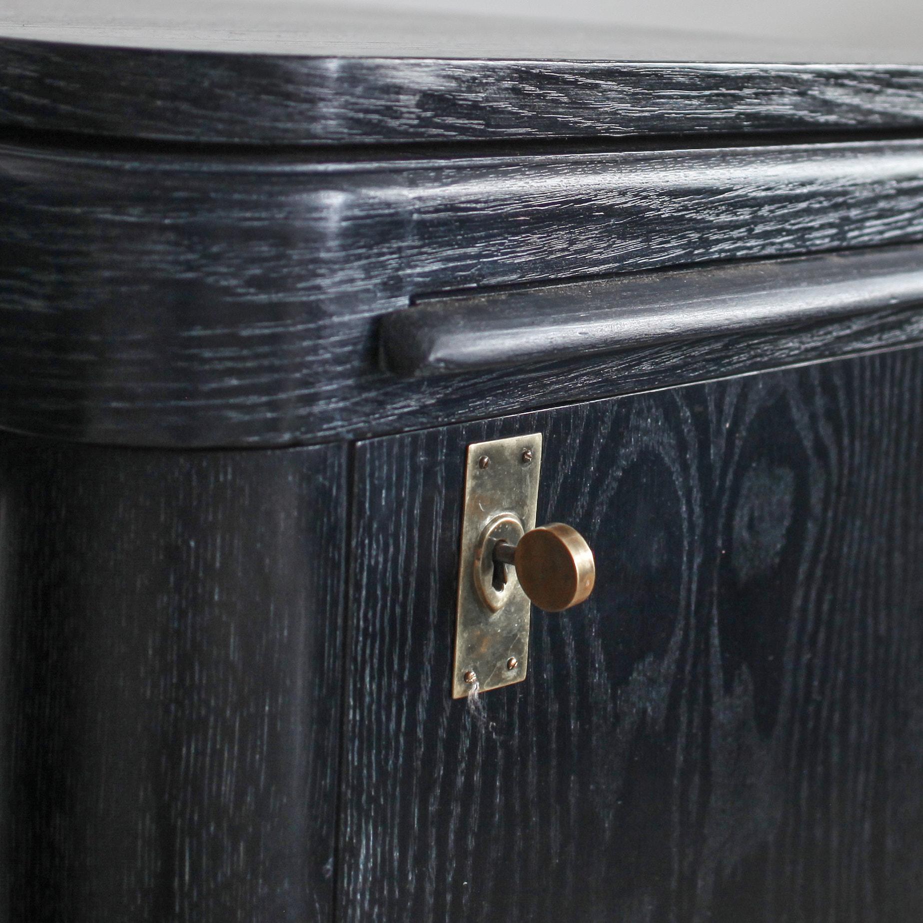 XL Viennese Limed Oak C.1930S Secessionist/Modernist Desk In Good Condition In London, GB