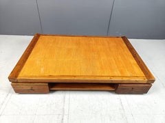 XL Vintage bamboo coffee table, 1970s