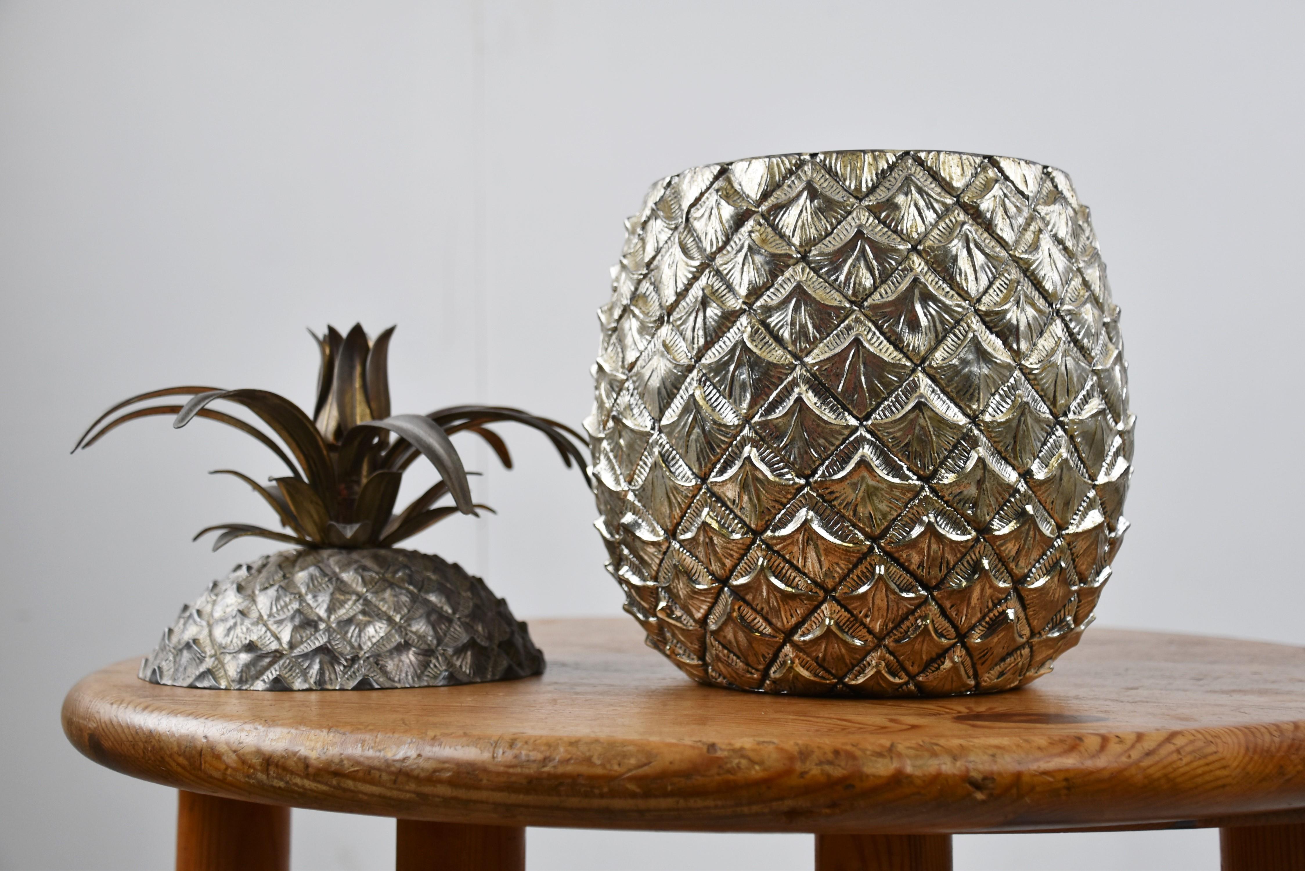 Seau à glace ananas XL vintage de Mauro Manetti, années 1960 Bon état à Leuven, Vlaams Gewest