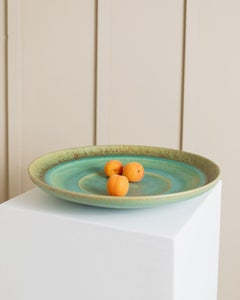 XL Vintage Studio Ceramic Bowl Organic Shape Mid Century Denmark, 1970s