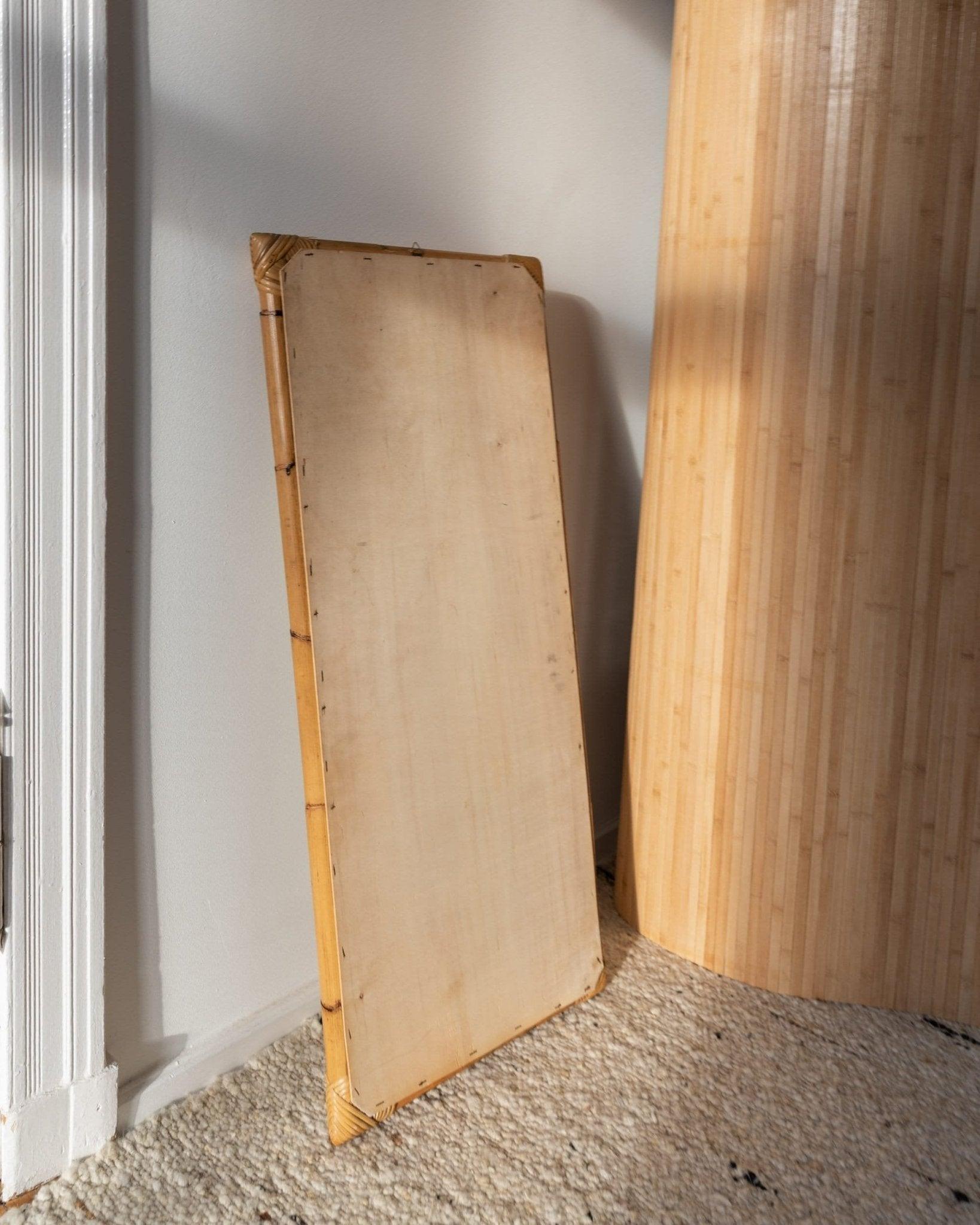 Specchio da parete XL in Wood Wood Made In Italy, MCM anni '40 In condizioni buone in vendita a Montecalvoli, IT