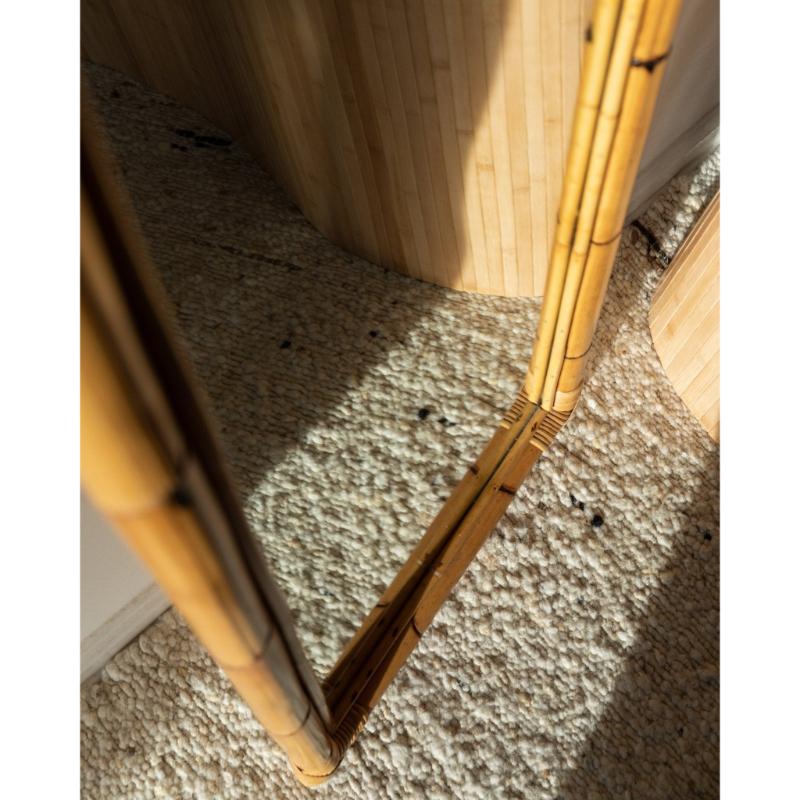 Specchio da parete XL in Wood Wood Made In Italy, MCM anni '40 in vendita 4