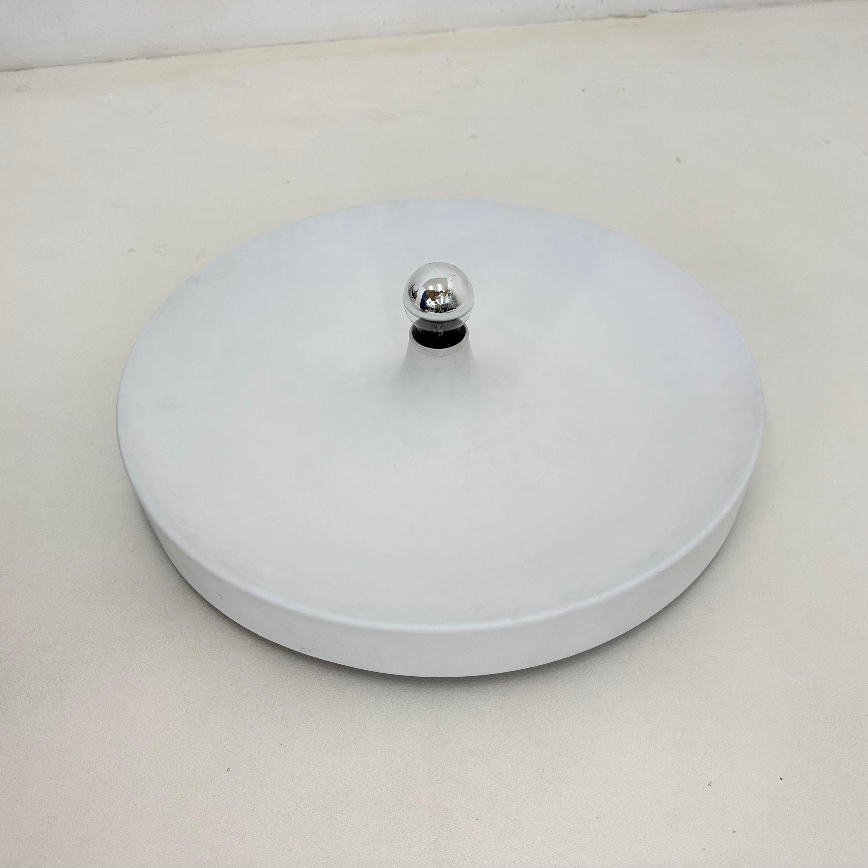 XL Wall Sconce disc by attributed to Charlotte Perriand for Les Arcs , 1970’s For Sale 5