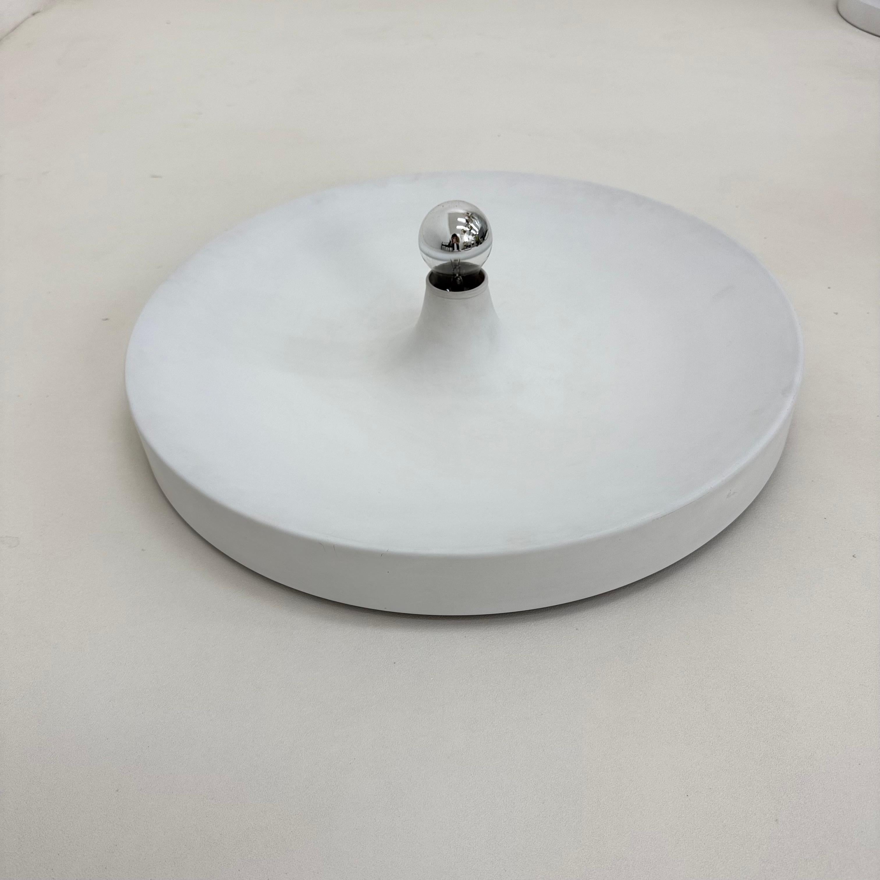 XL Wall Sconce disc by attributed to Charlotte Perriand for Les Arcs , 1970’s For Sale 7