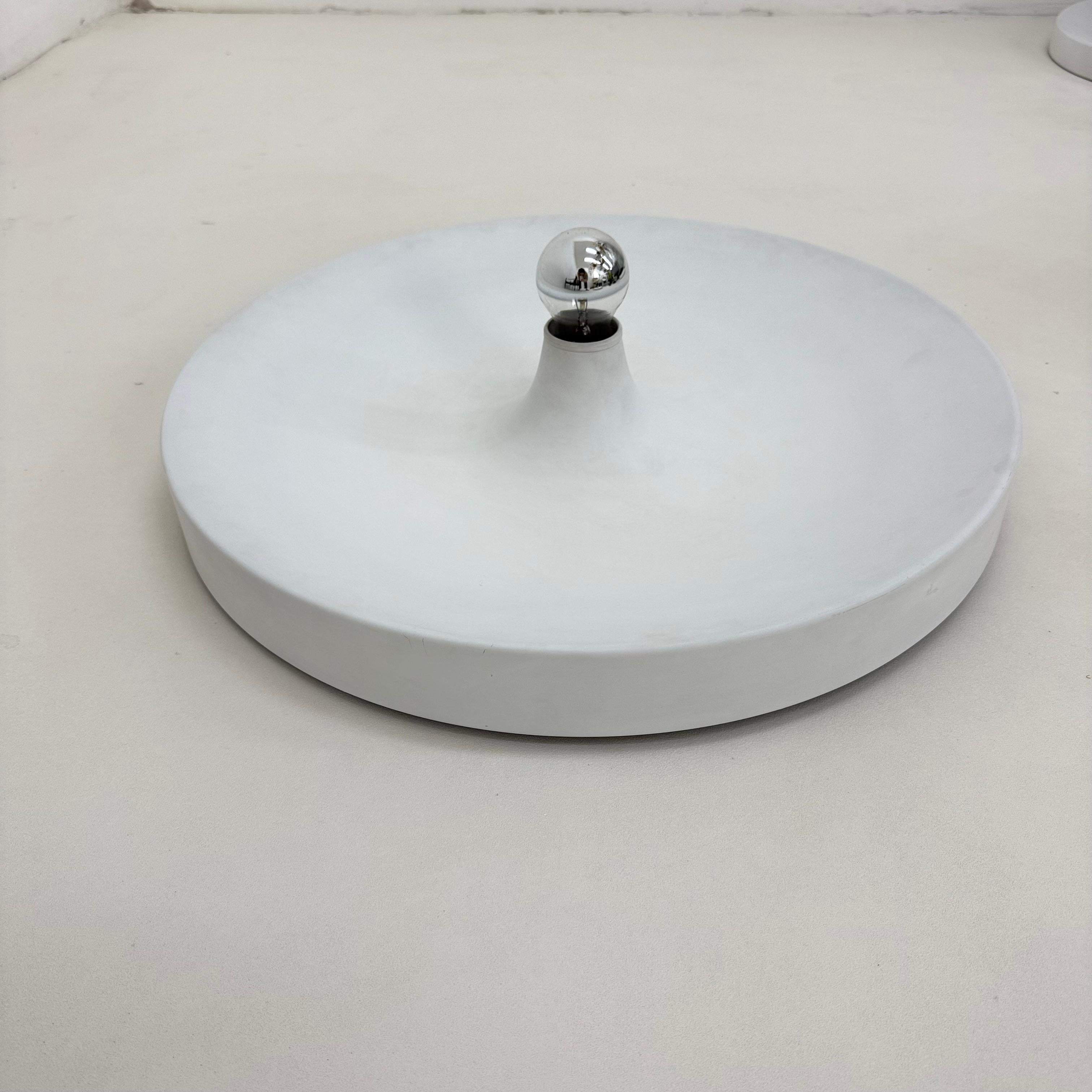 XL Wall Sconce disc by attributed to Charlotte Perriand for Les Arcs , 1970’s For Sale 8