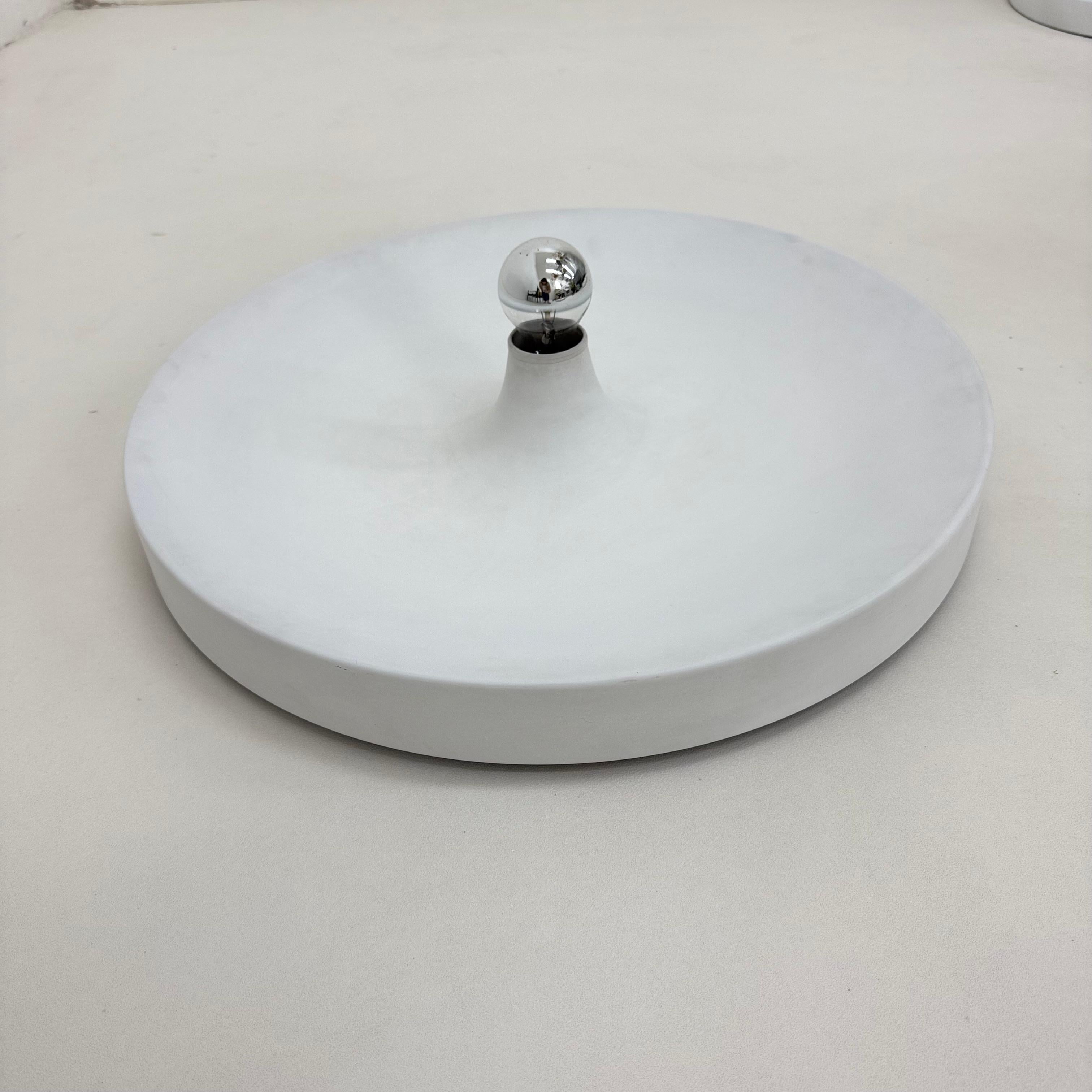 XL Wall Sconce disc by attributed to Charlotte Perriand for Les Arcs , 1970’s For Sale 11