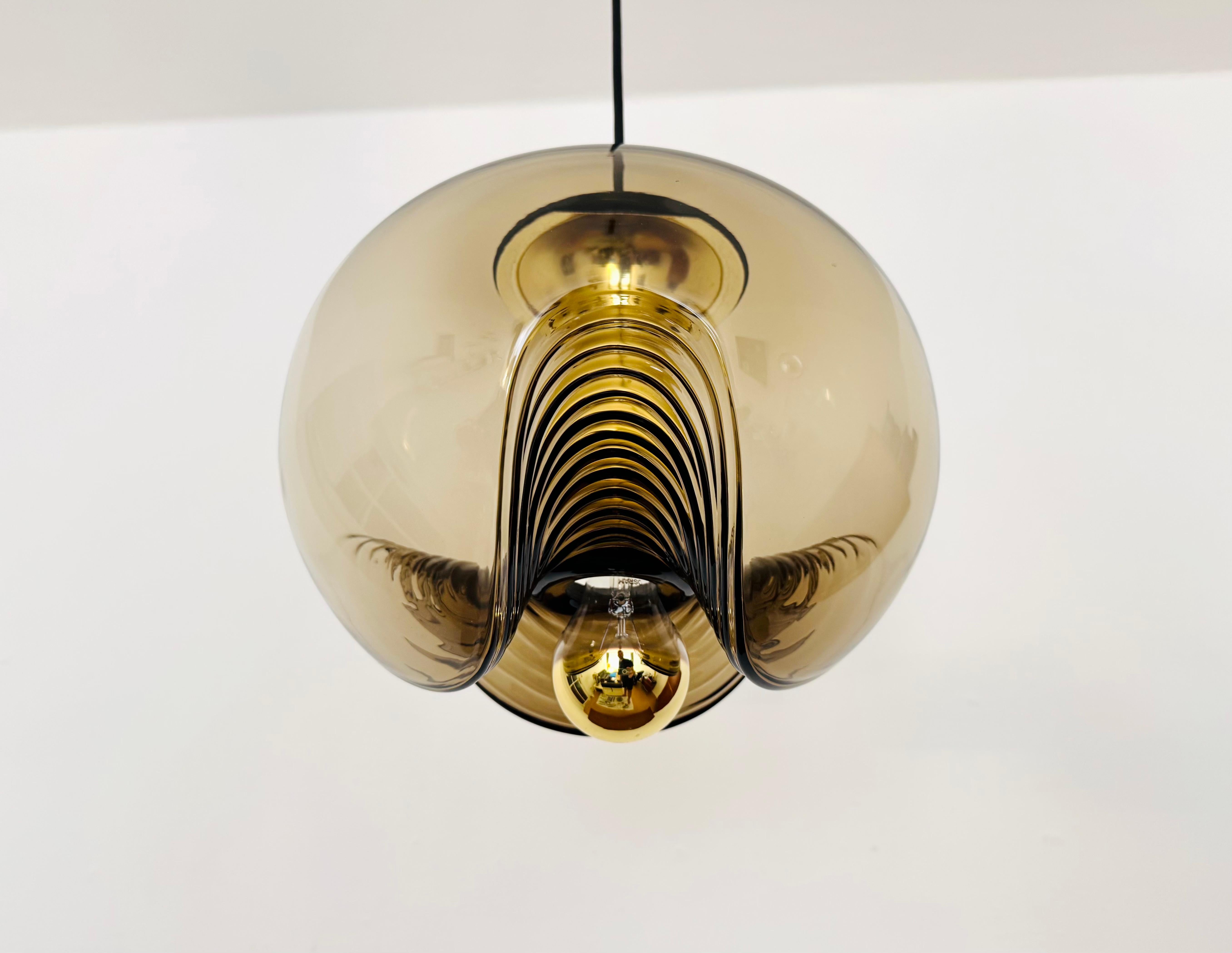 Lampada a sospensione XL Wave di Koch & Lowy per Peill & Putzler In condizioni buone in vendita a München, DE