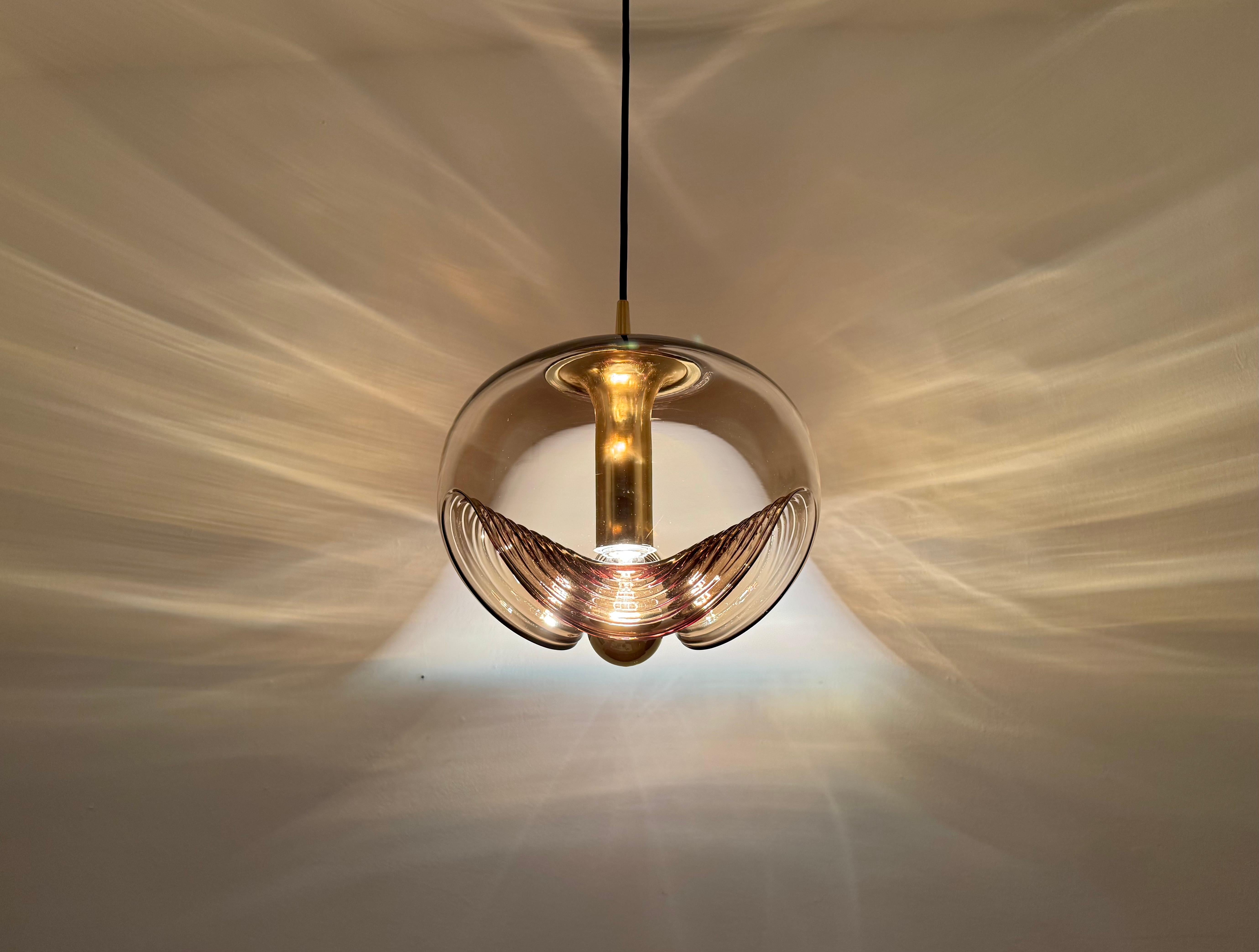 Lampada a sospensione XL Wave di Koch & Lowy per Peill & Putzler in vendita 2