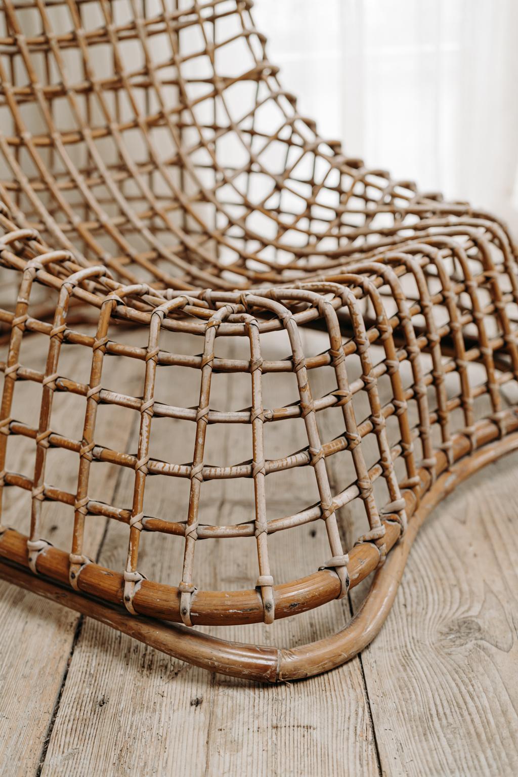 Xl Wicker Chair by Giovanni travasa 2