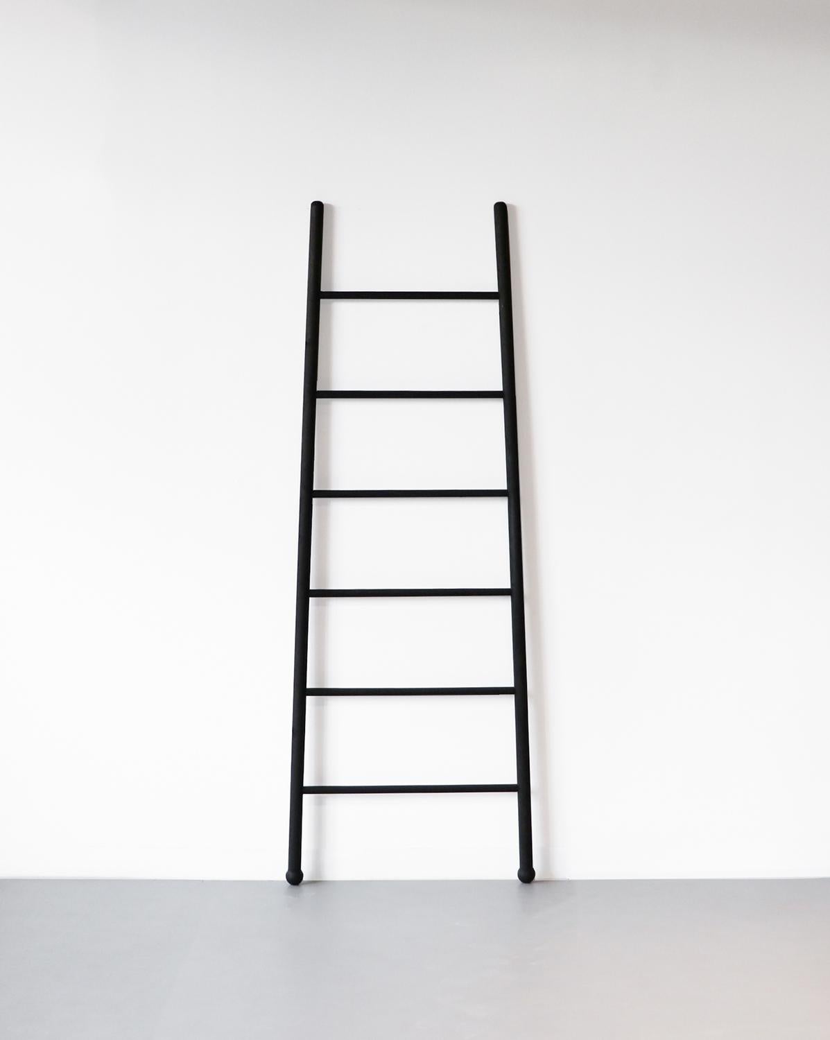 American Black Oak Modern Wide Ladder