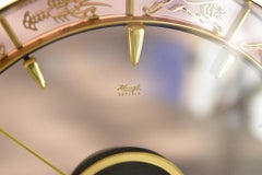 XLarge German 1930s Kienzle Zodiac Desk Clock, Design Heinrich Möller