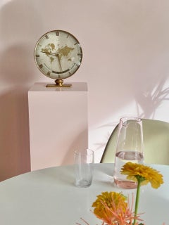 XLarge German Kienzle world time desk clock Heinrich Möller