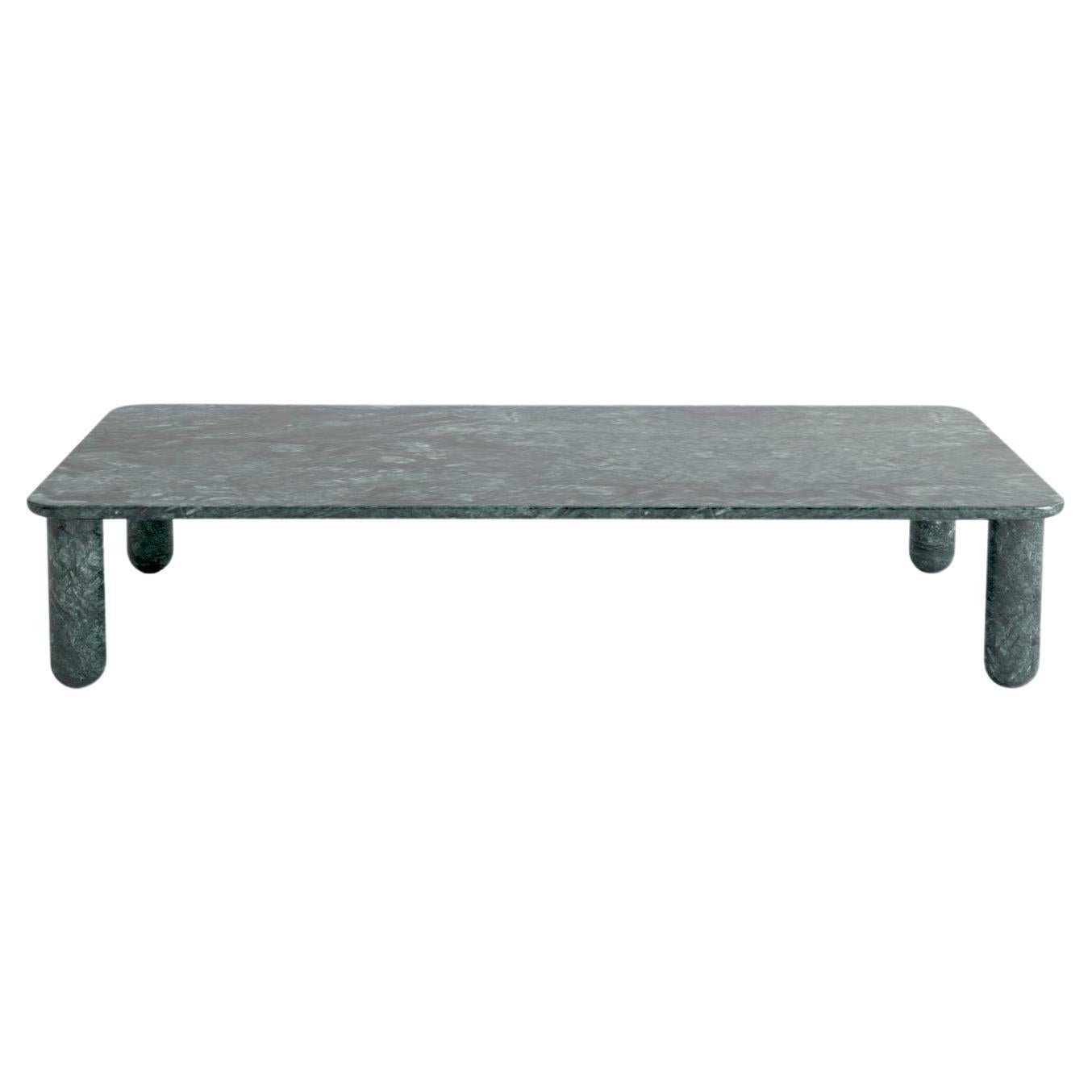 Xlarge Green Marble "Sunday" Coffee Table, Jean-Baptiste Souletie For Sale