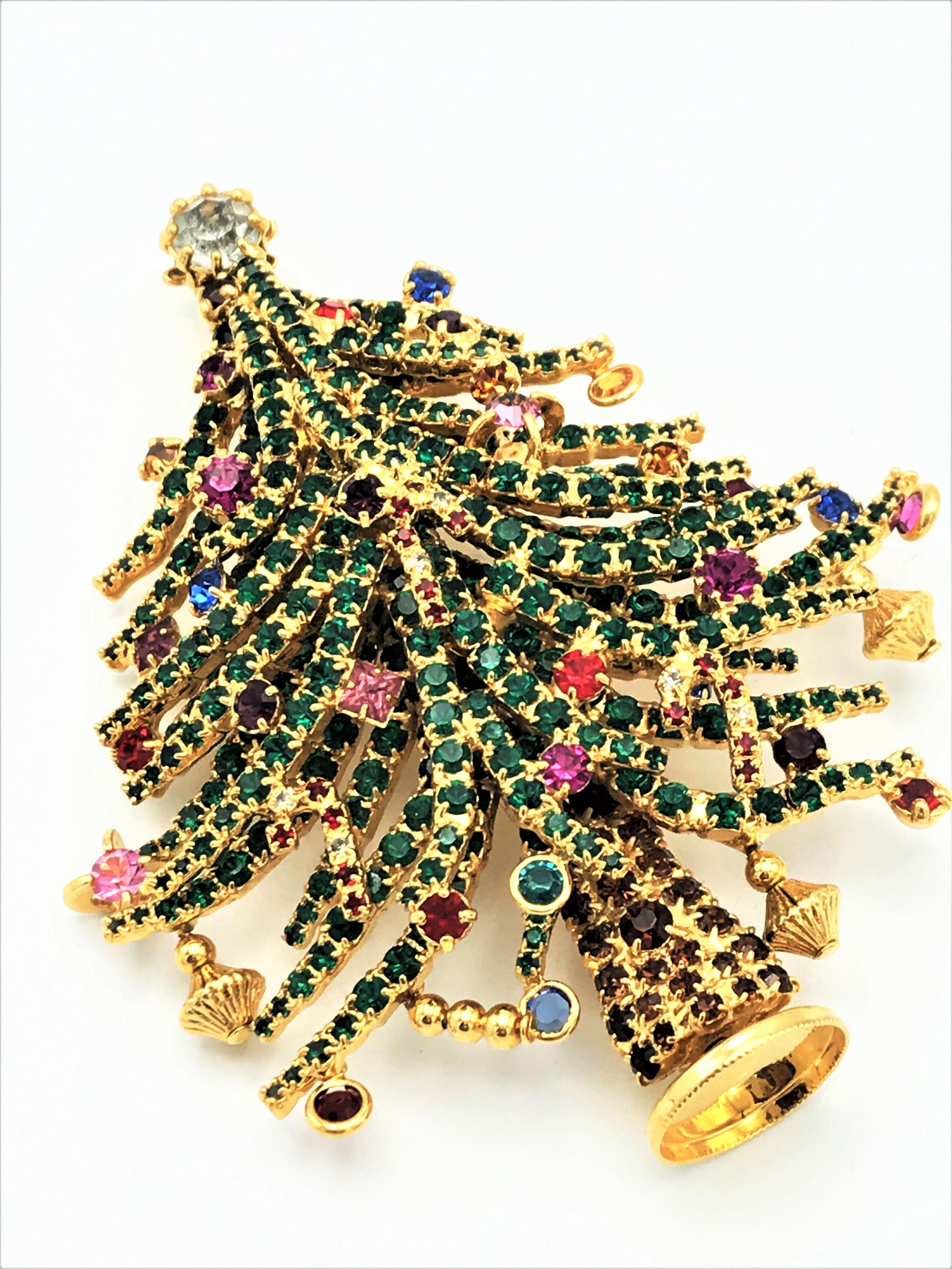 macy's christmas brooches
