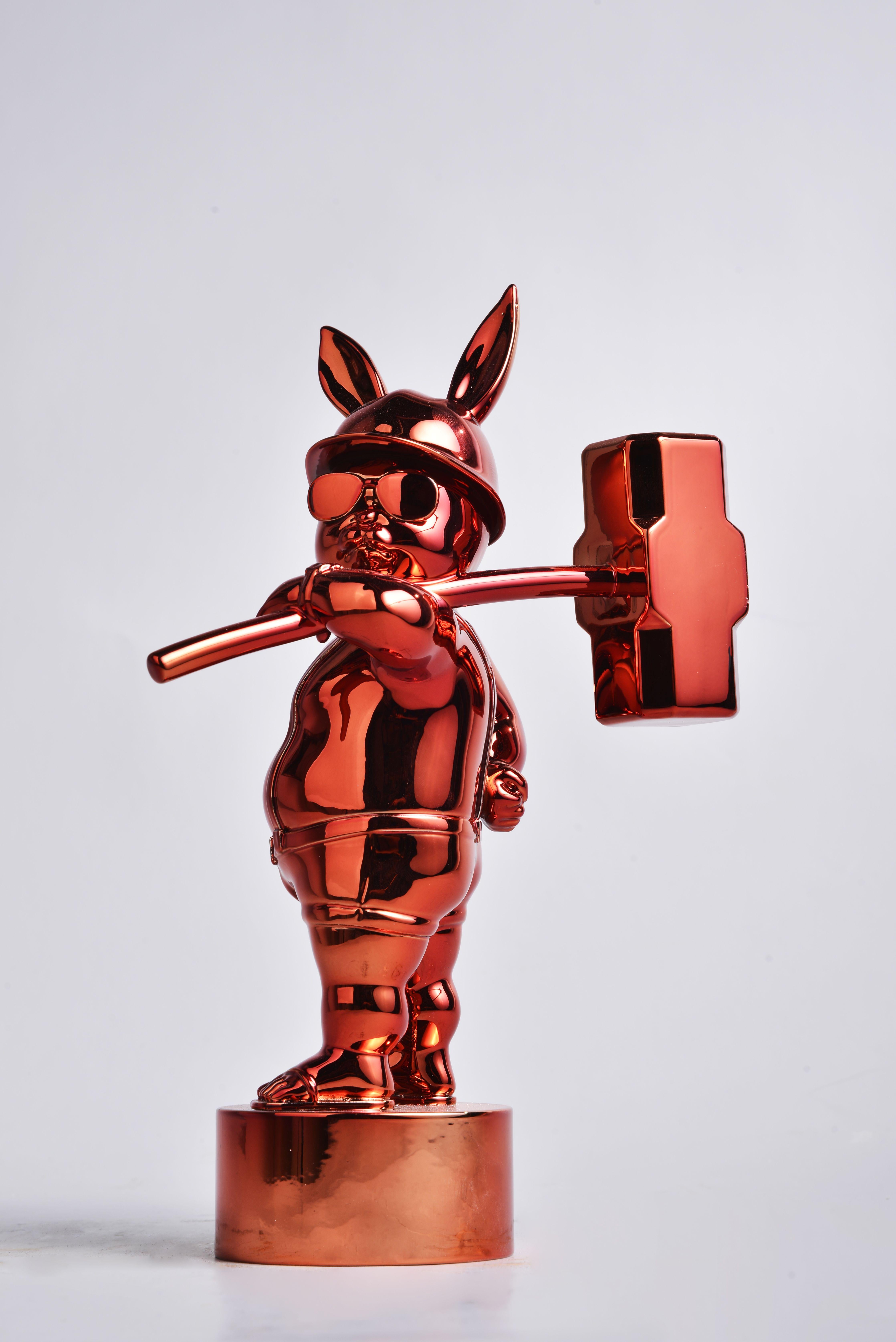 Pop Art-Figurative Animal Sculpture-Friday 