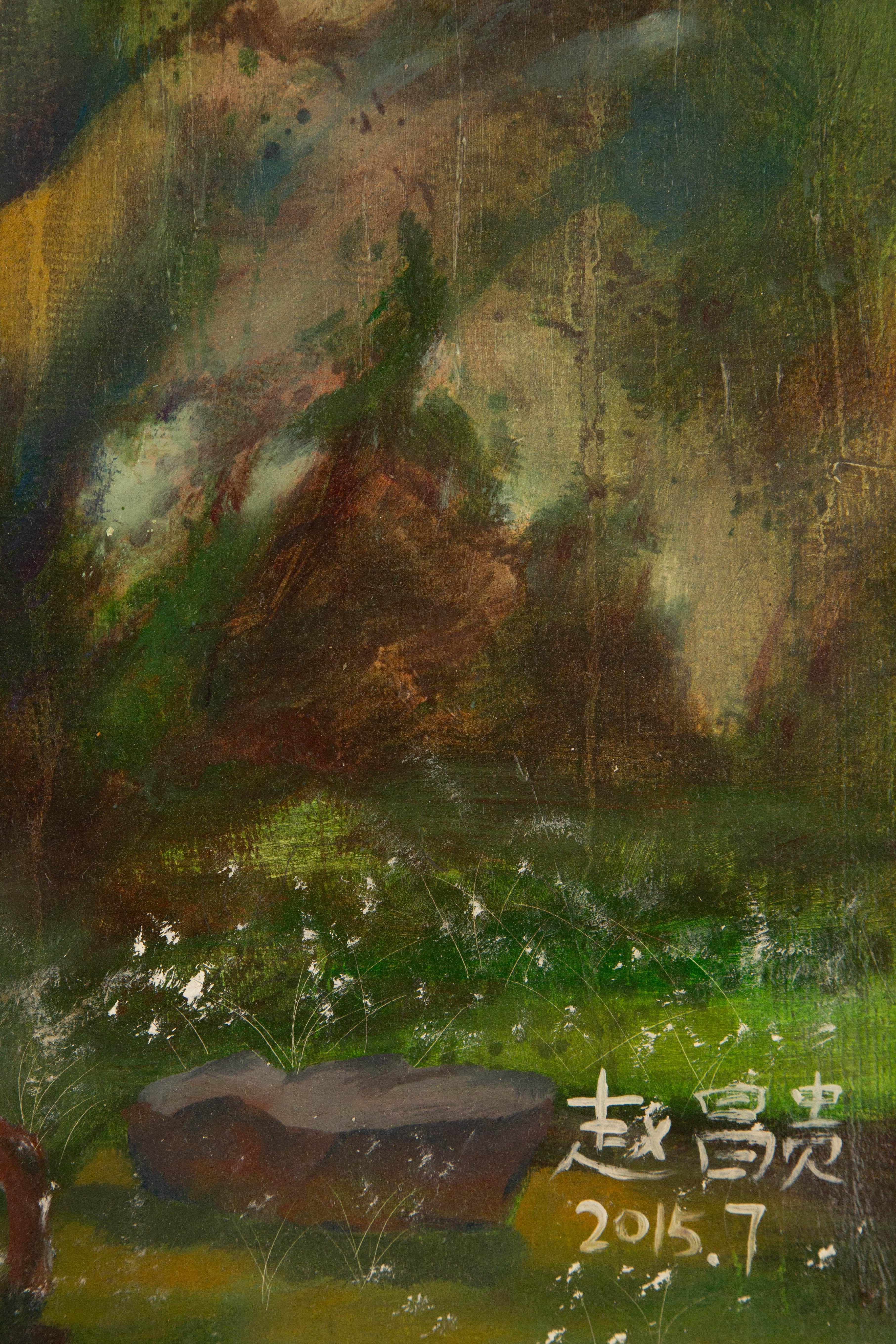 Xudong Shang Landscape Original Oil Painting 