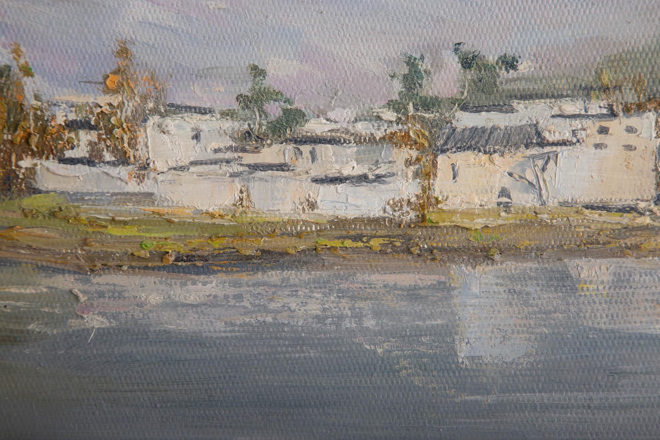 Xue Qingsong Impressionista Olio originale su tela 