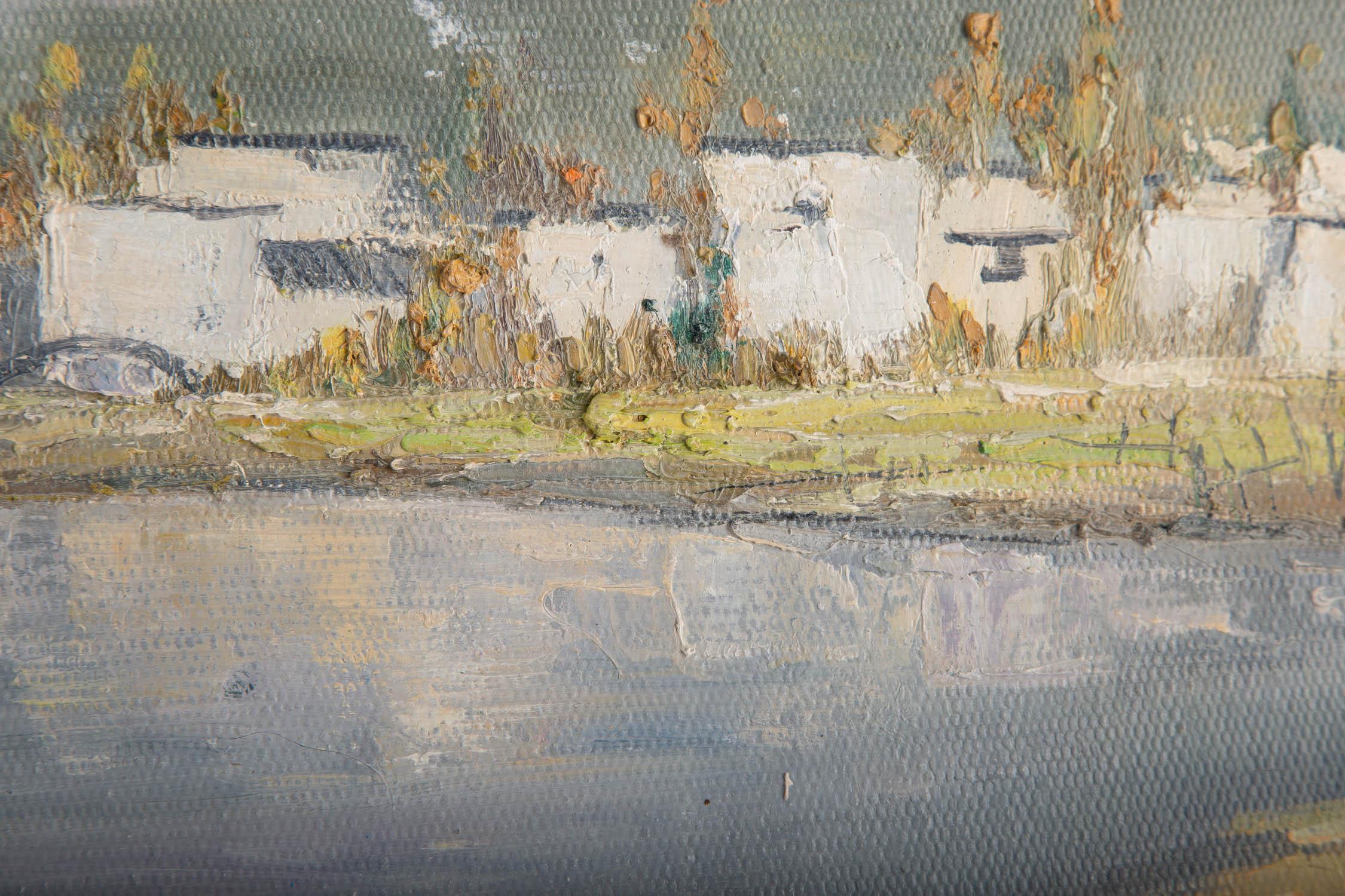 Xue Qingsong Impressionista Olio originale su tela 