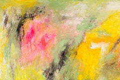 XueQun Li Abstract Original Acrylic On Canvas "Rhyme of Spring II"