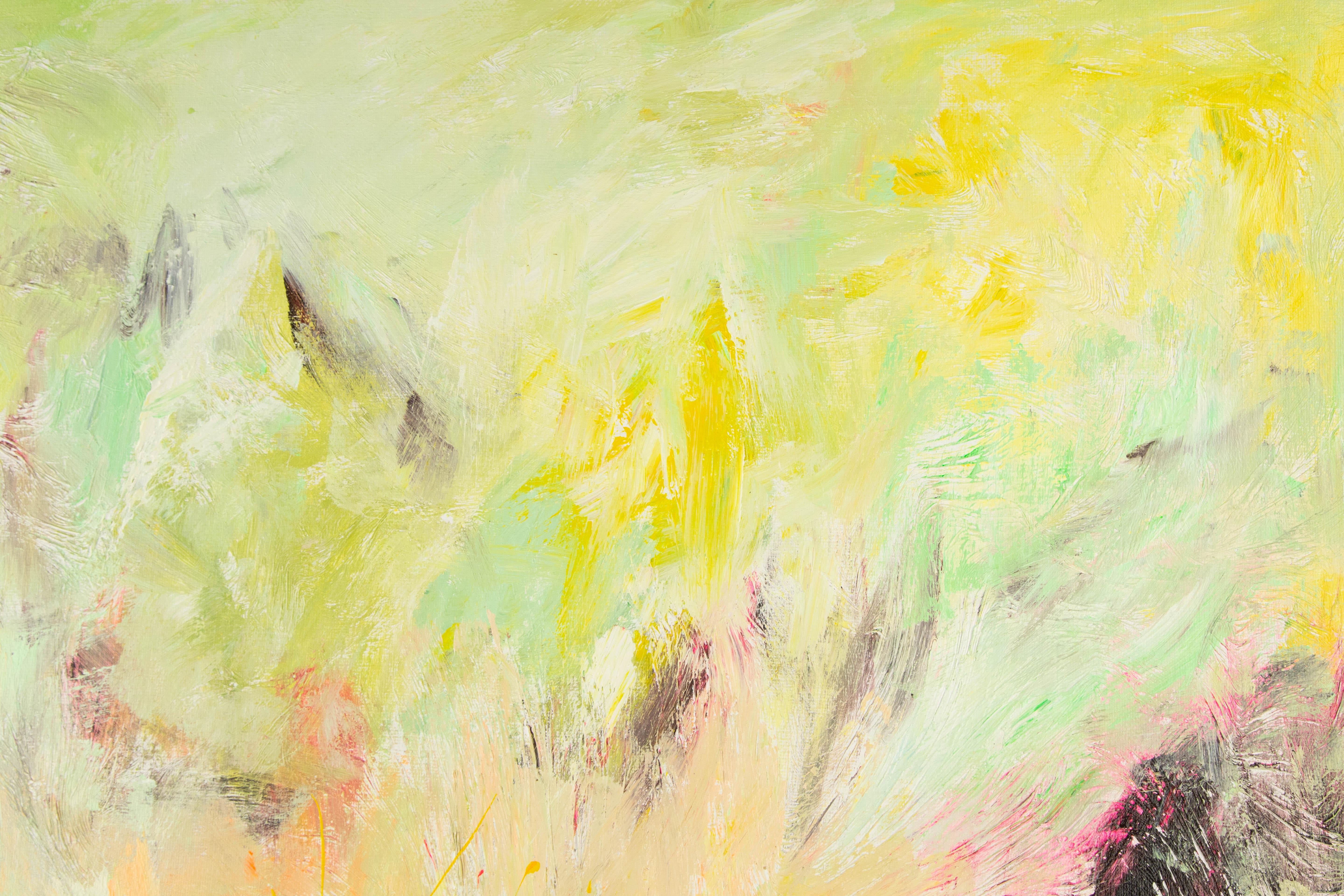 XueQun Li Abstract Original Acrylic Painting 