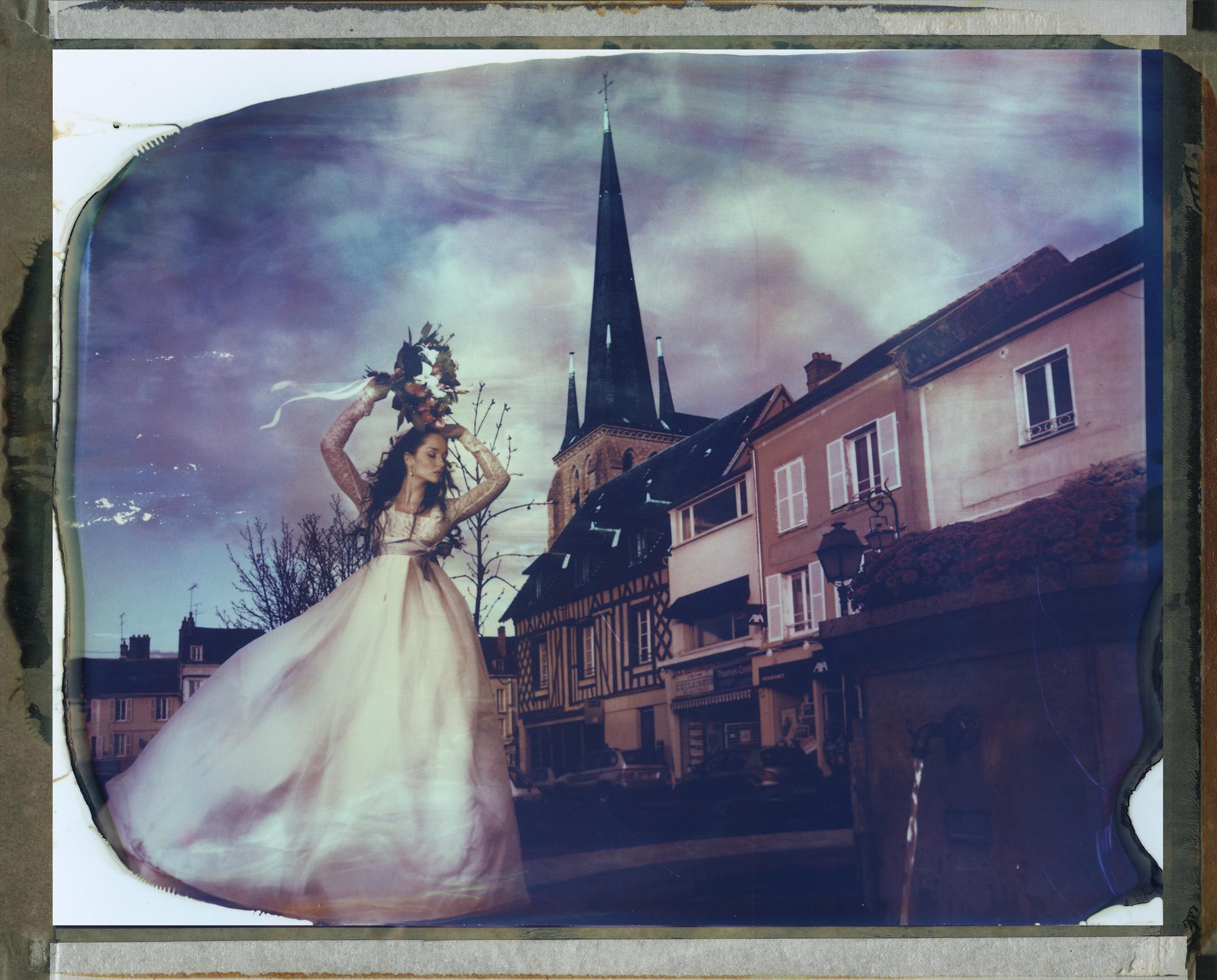 ±ÍÃ - Contemporary, Figurative, Woman, Polaroid, photograph, Church