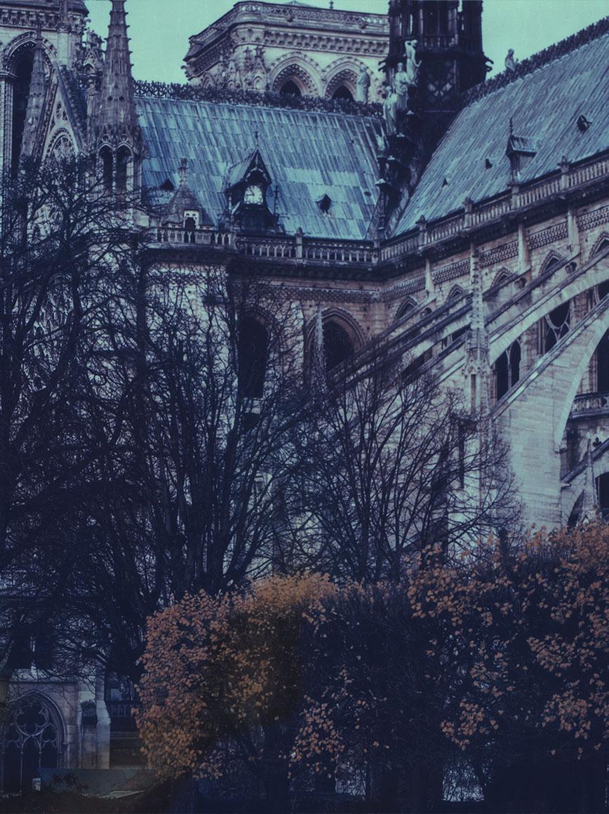 Notre Dame 11 - Contemporary, 21st Century, Large Format Polaroid, Paris, Icons
