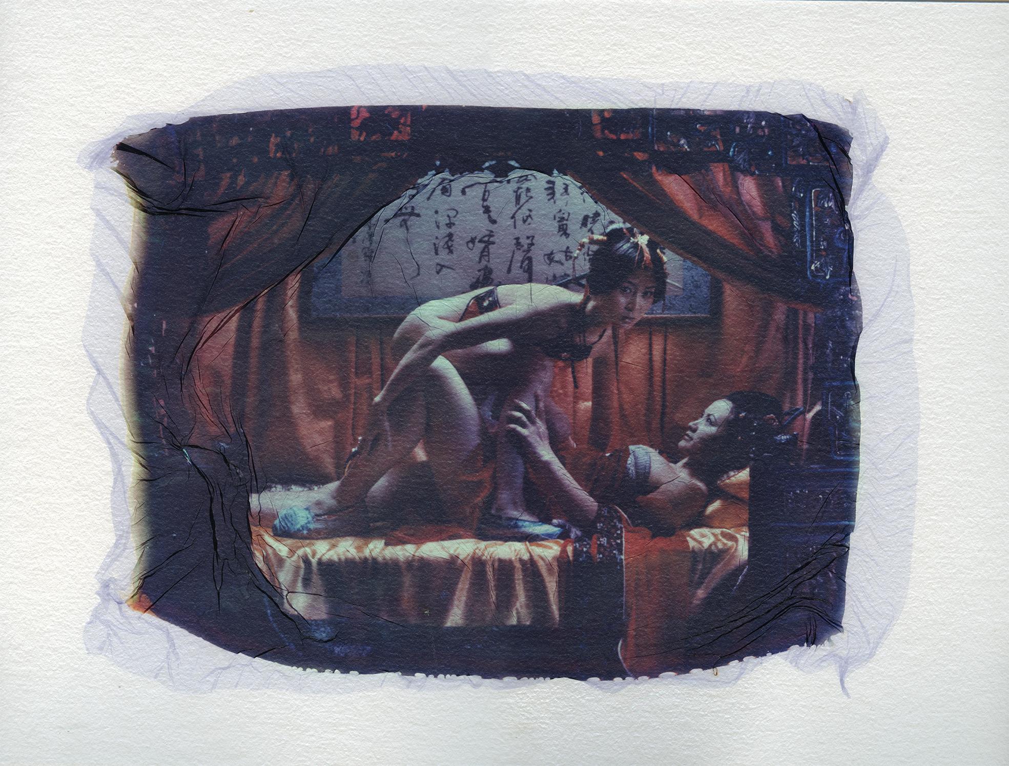xulong zhang Nude Photograph - Untitled (Chinese Classical) - Contemporary, Figurative, Women, Polaroid, Nude