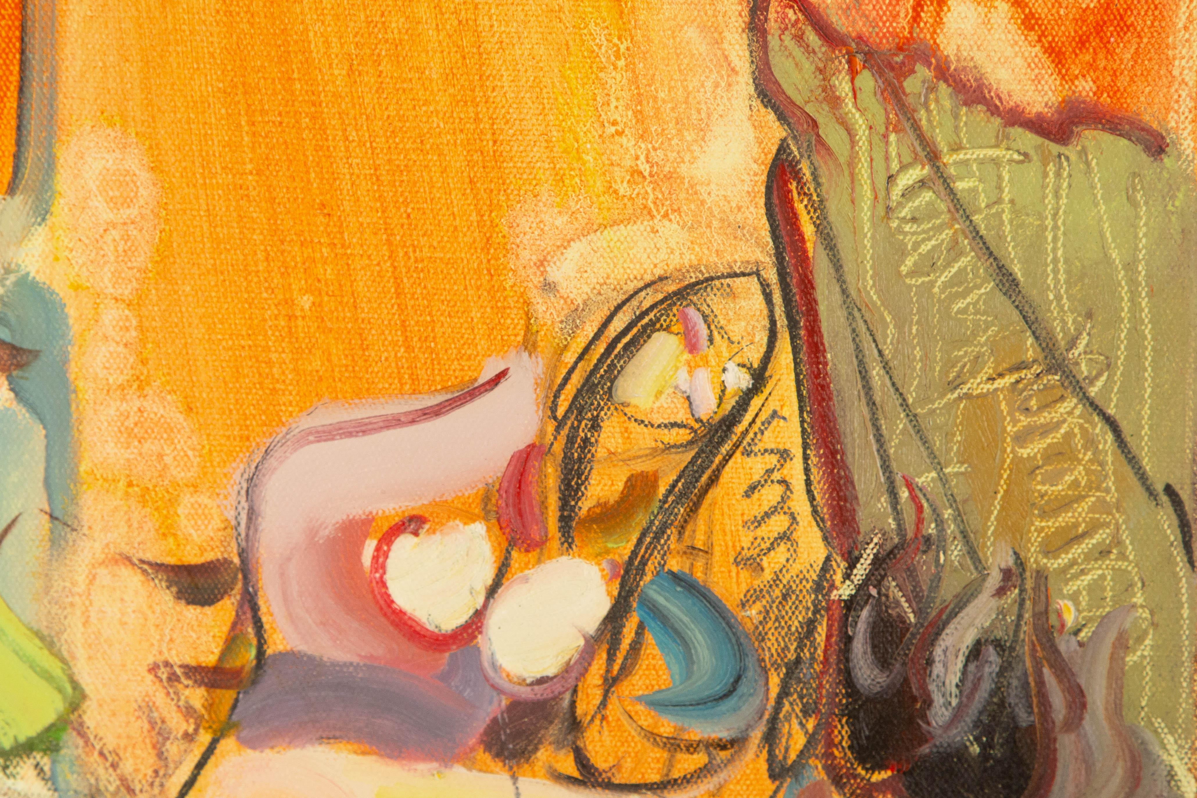 Xun Su Abstrakt Original Öl auf Leinwand 