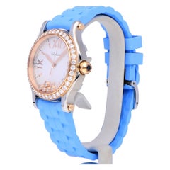 Chopard Happy Sport Stainless Steel and Rose Gold 278582-6003 Watch