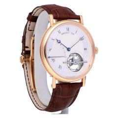 Pre-Owned Breguet Classique Tourbillion 18 Karat Rose Gold 5377BR/12/9WU Watch