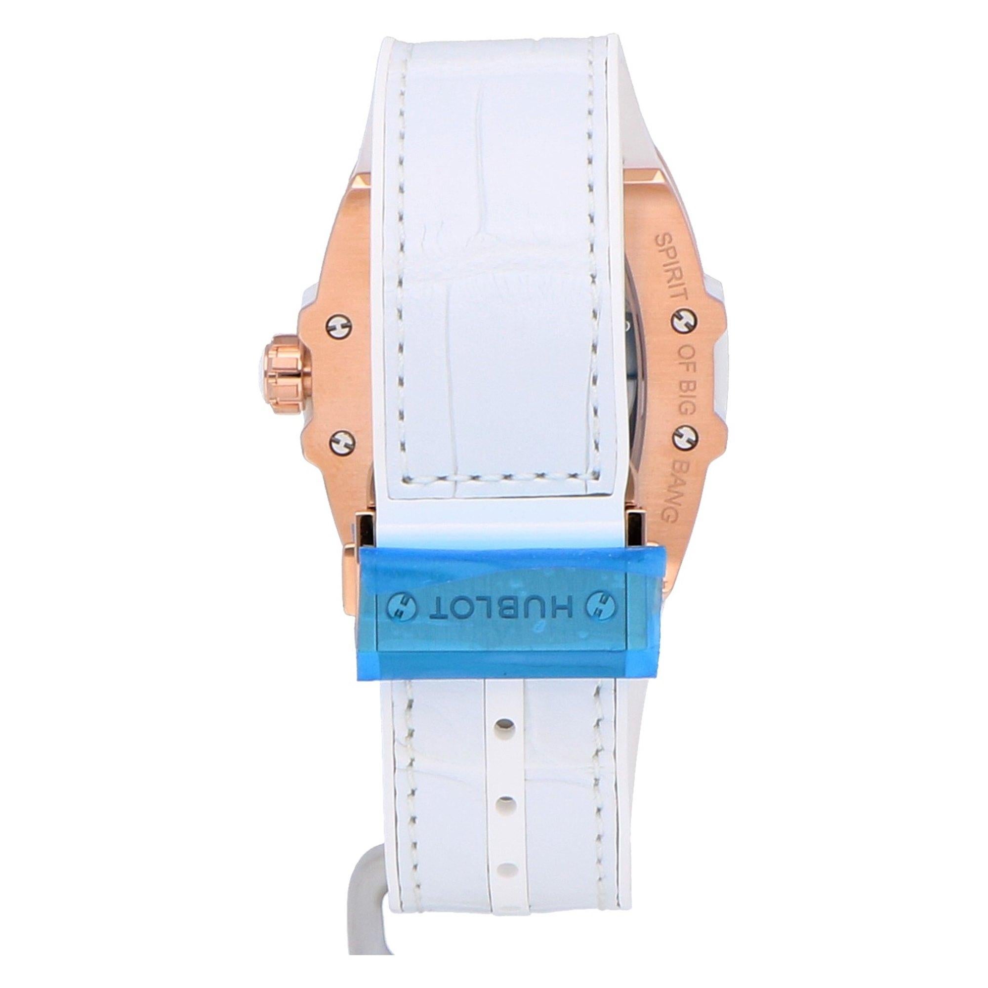 Women's Pre-Owned Hublot Spirit of Big Bang 18 Karat Rose Gold 665.OE.2080.LR.1604
