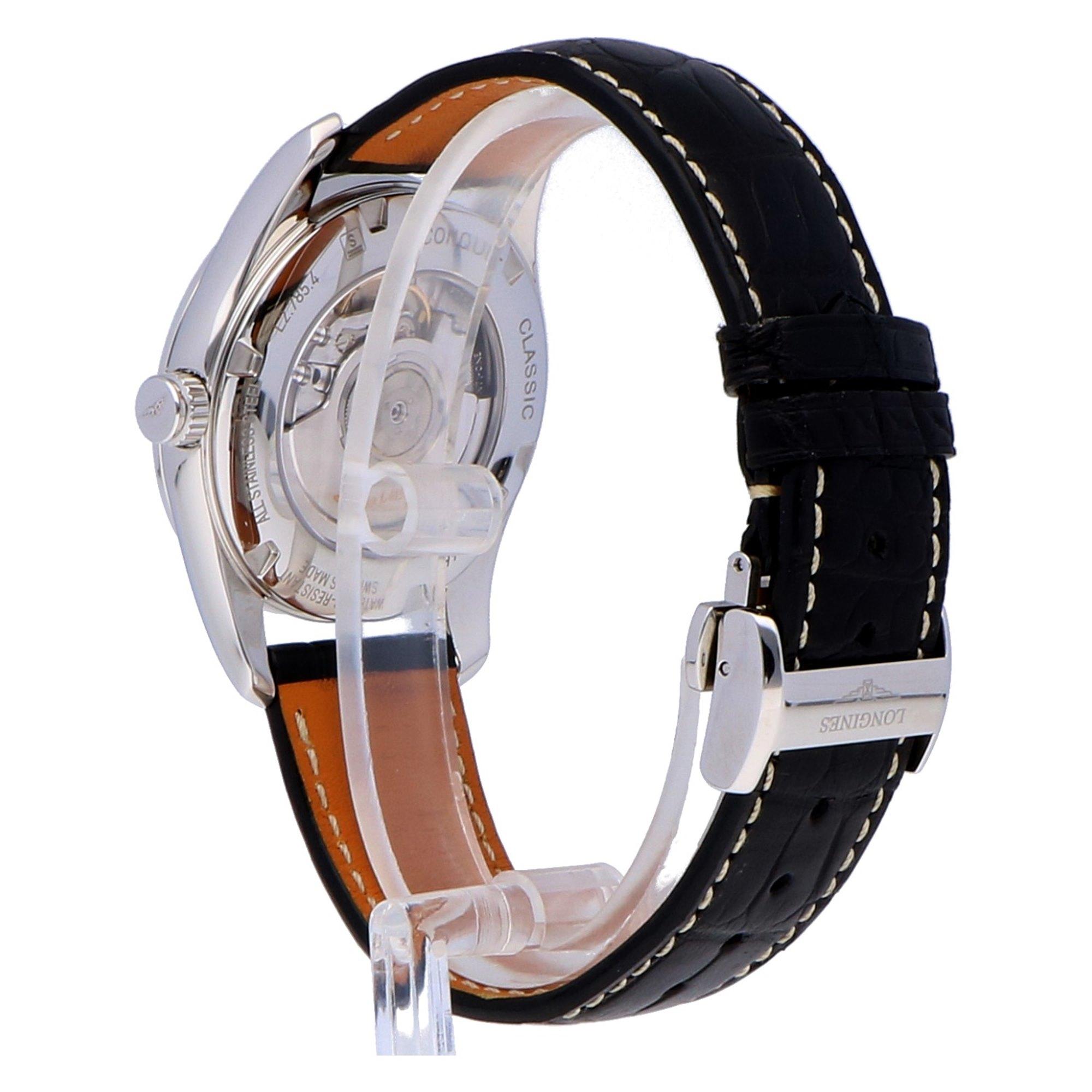 Men's Pre-Owned Longines Conquest Stainless Steel L2.785.4.58.3 Watch