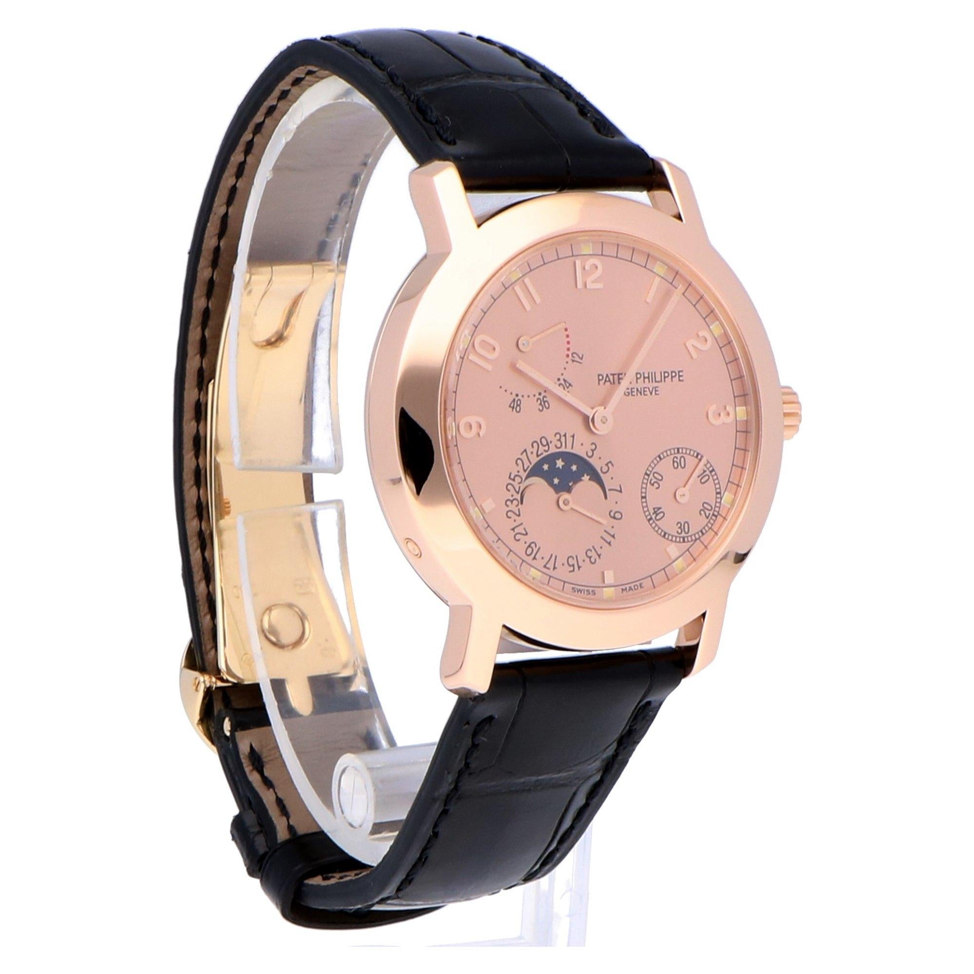 Pre-Owned Patek Philippe Calatrava 18 Karat Rose Gold 5055R Watch 4