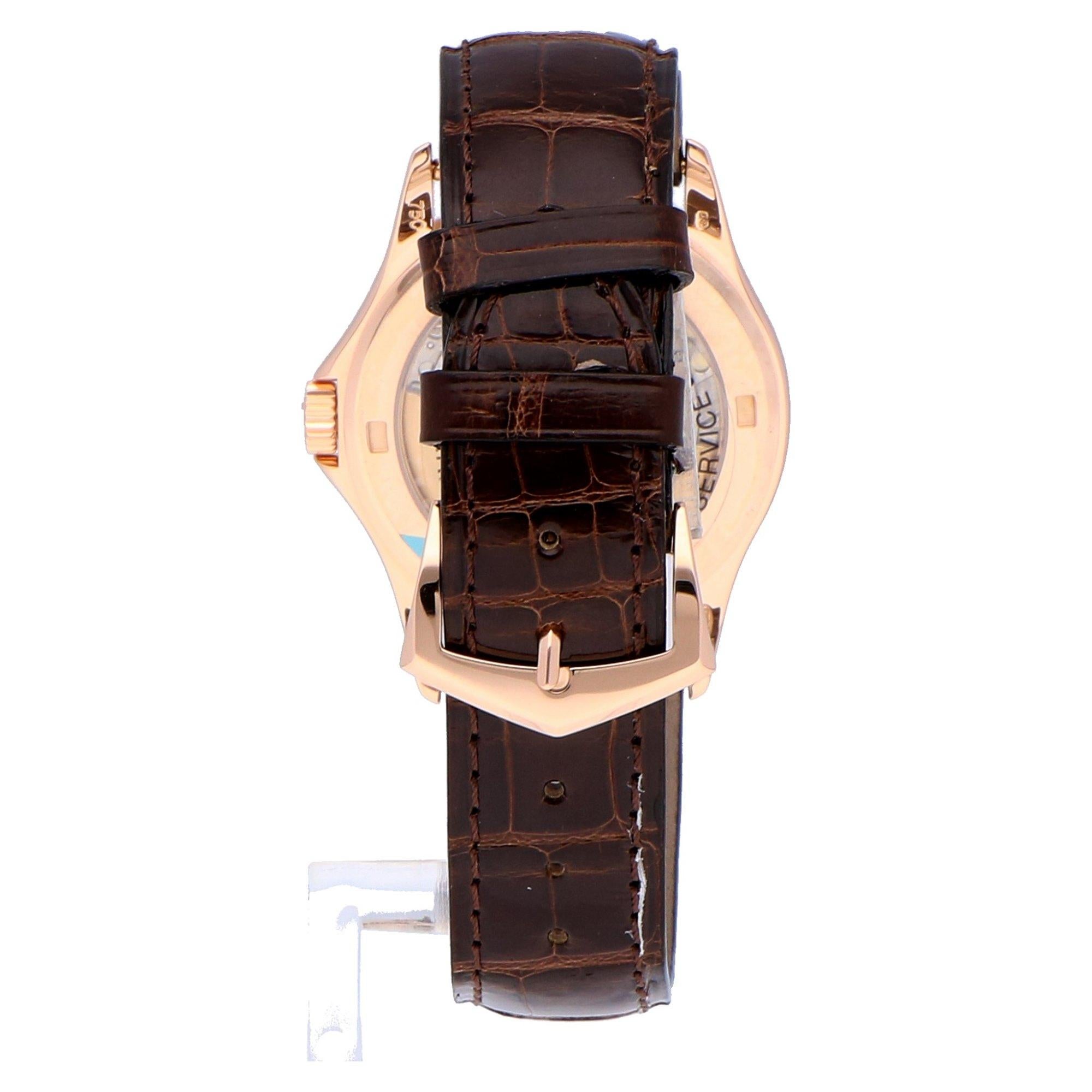 Women's or Men's Pre-Owned Patek Philippe Calatrava 18 Karat Rose Gold 5127R-001 Watch