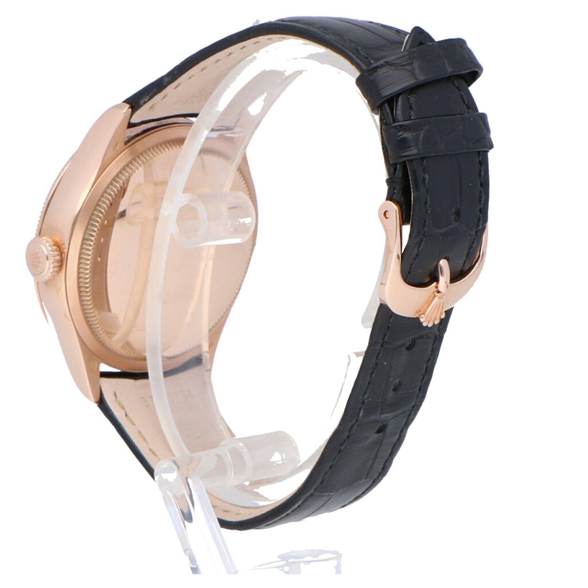 Men's Pre-Owned Rolex Cellini 18 Karat Rose Gold 50525-0016 Watch