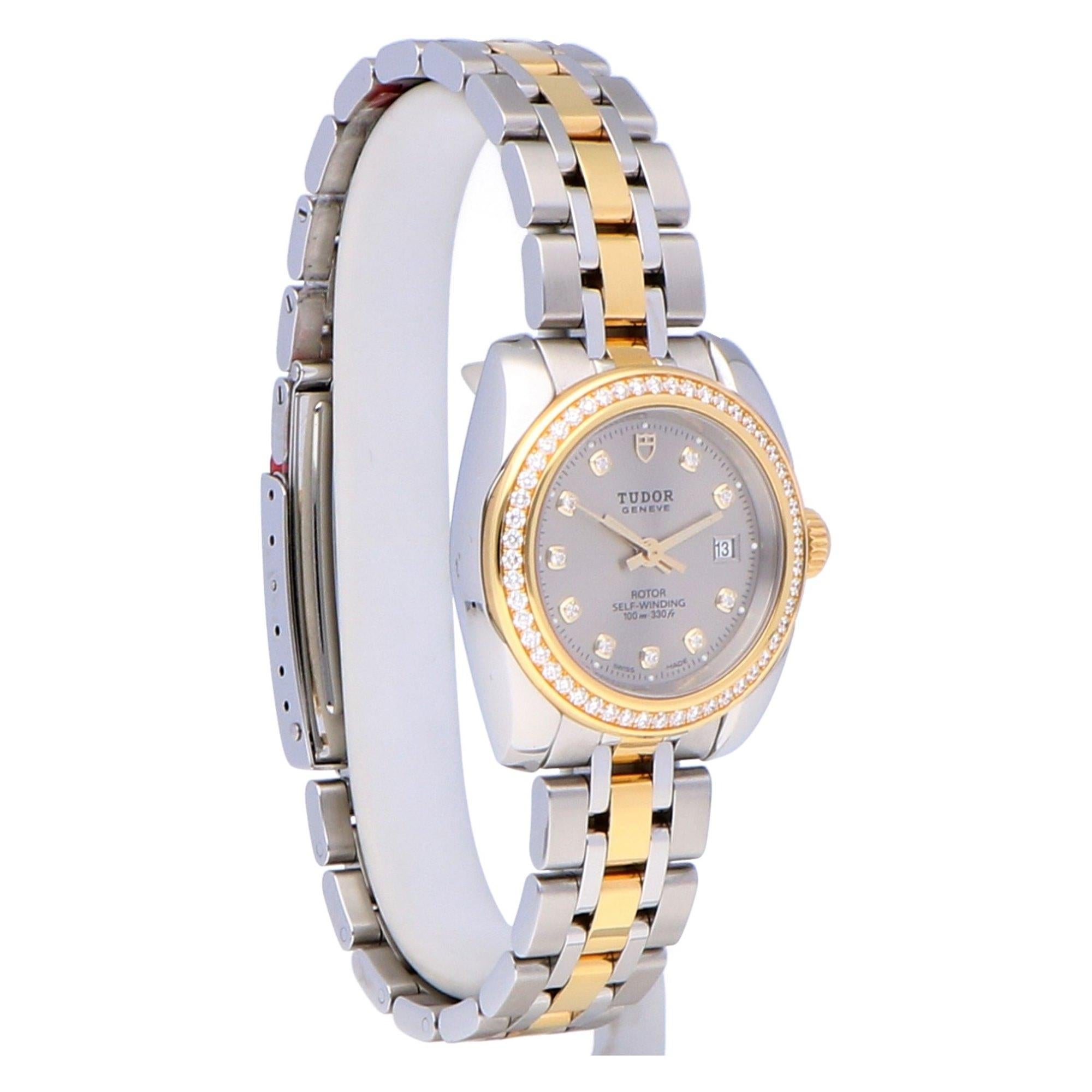 Pre-Owned Tudor Classic Stainless Steel and Yellow Gold 22023-0006 3