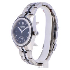 Pre-Owned Tudor Glamour Stainless Steel 55010N-0002 Watch