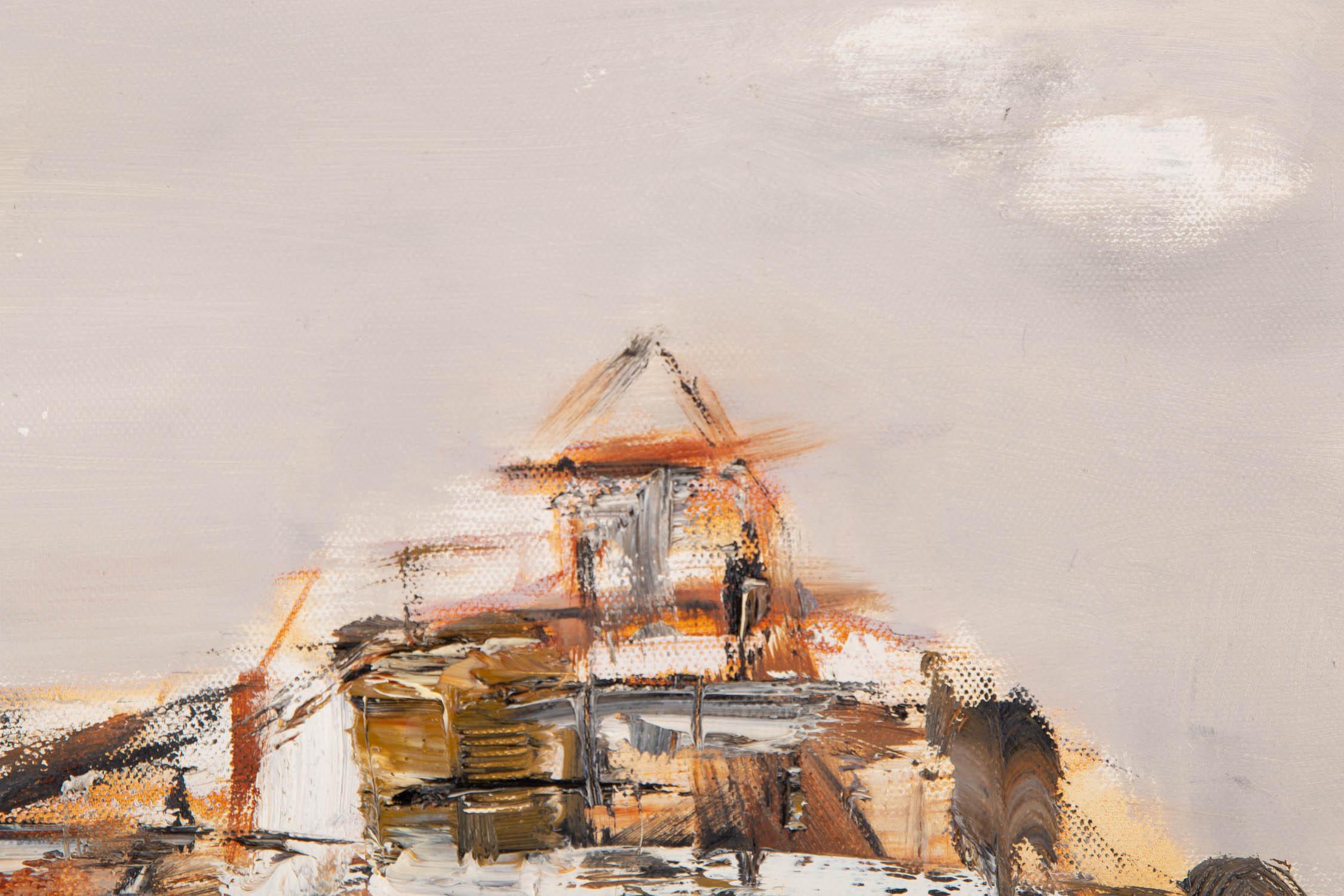 Xuzeng Liu Surrealismus Original Öl auf Leinwand „Trace“ im Angebot 3