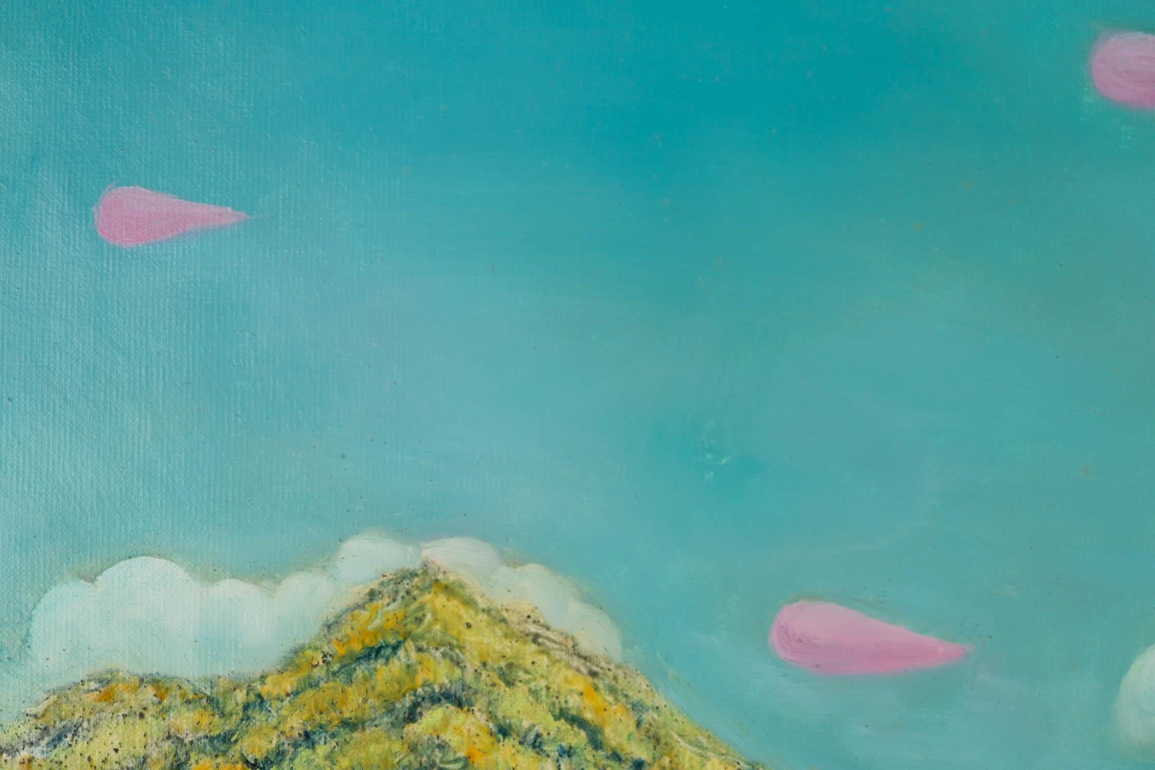 Xuzeng Liu Olio su tela originale surrealista 
