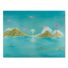 Xuzeng Liu Surrealist Original Oil On Canvas "New World No. 5"