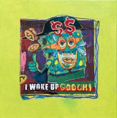 'Meme Money 002: Goochi Sponge,' by XVALA, Mixed Media Painting
