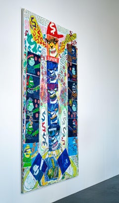 'Show Me the Money: Ultra Luxury Edition, ' by XVALA, Mixed Media Painting