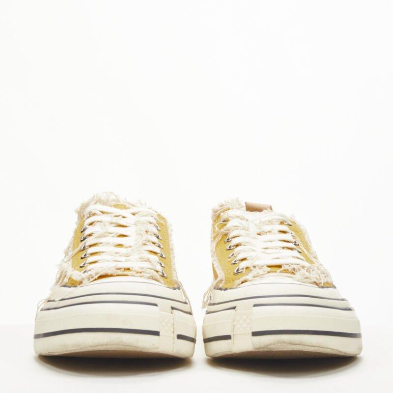 Beige Chausssures basses XVESSEL G.O.P. jaune déconstruites et vieillies EU37 US7 en vente