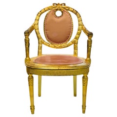XVI, Louis-Style Gilded Armchair