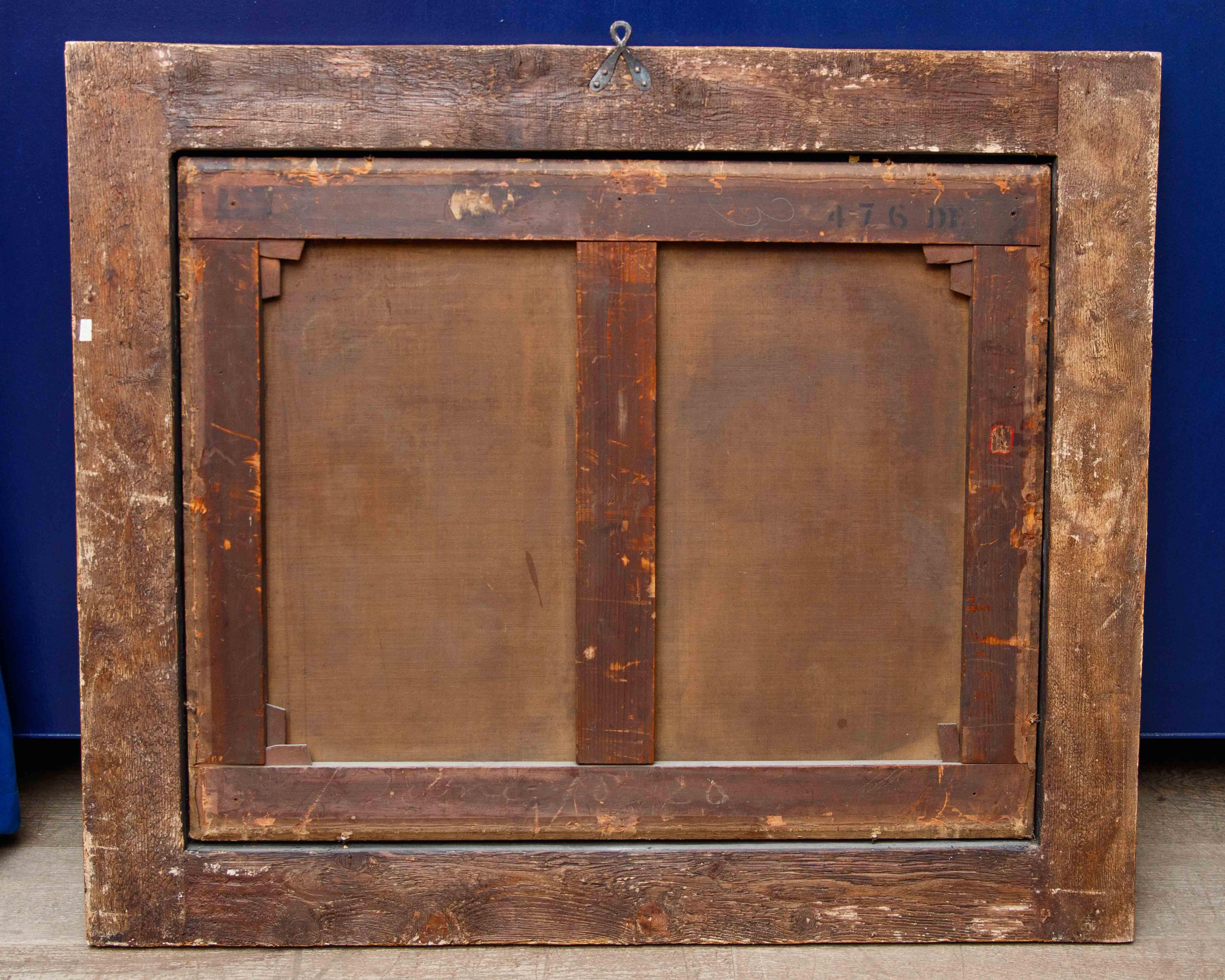 XVII secolo, Paesaggio con personaggi For Sale 2