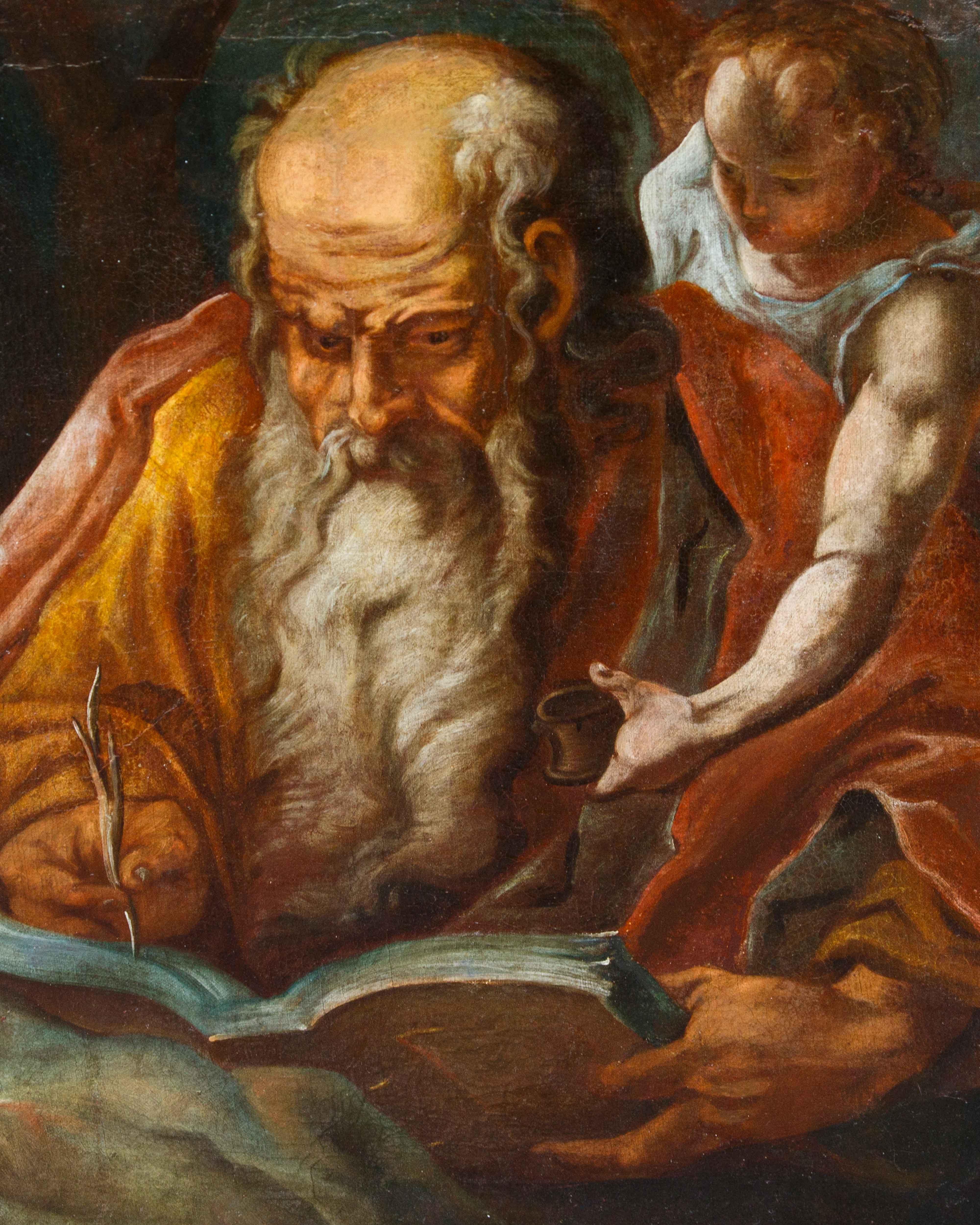 A olio XVII secolo, San Matteo e l'Angelo in vendita