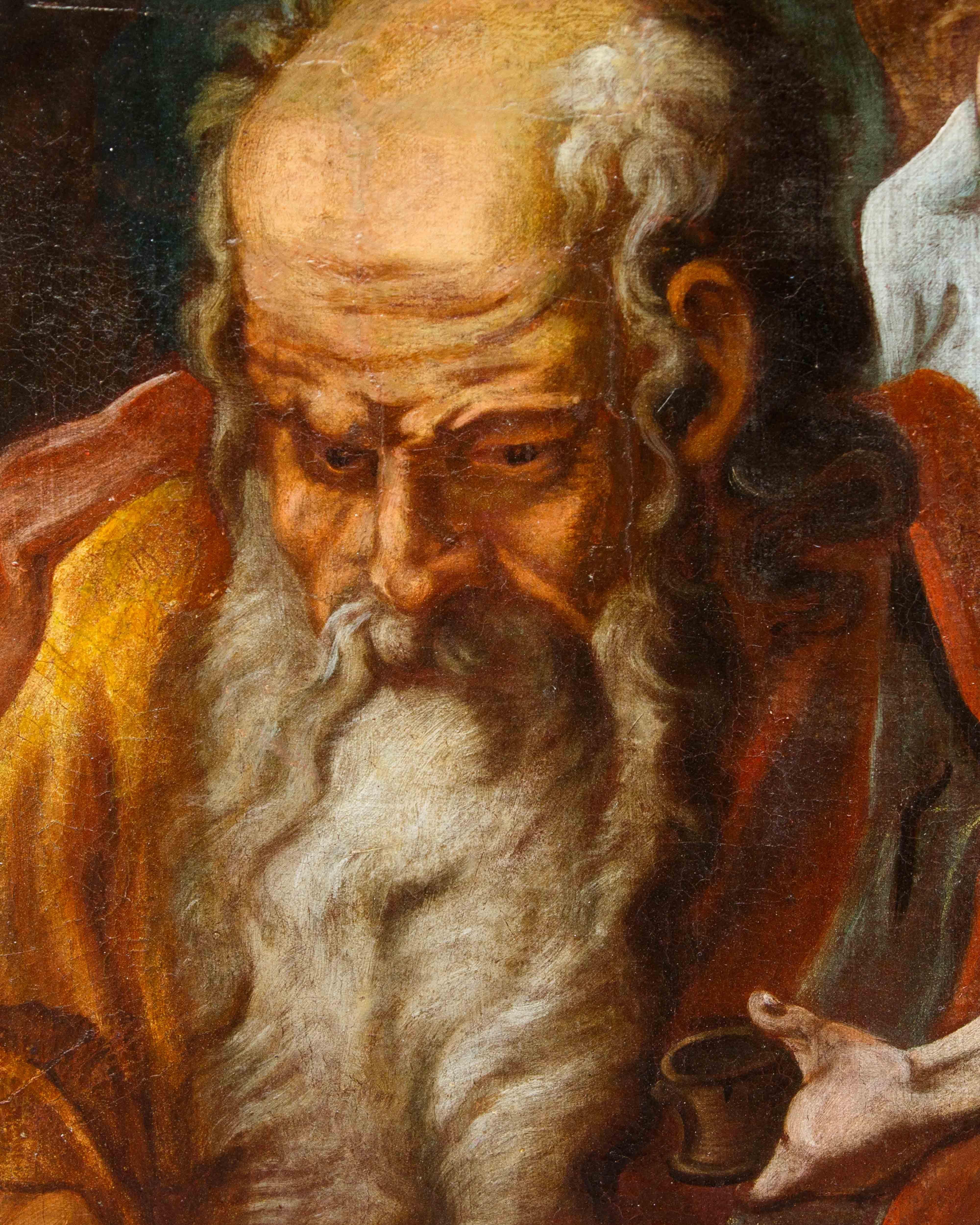 XVII secolo, San Matteo e l'Angelo In condizioni buone in vendita a Milan, IT