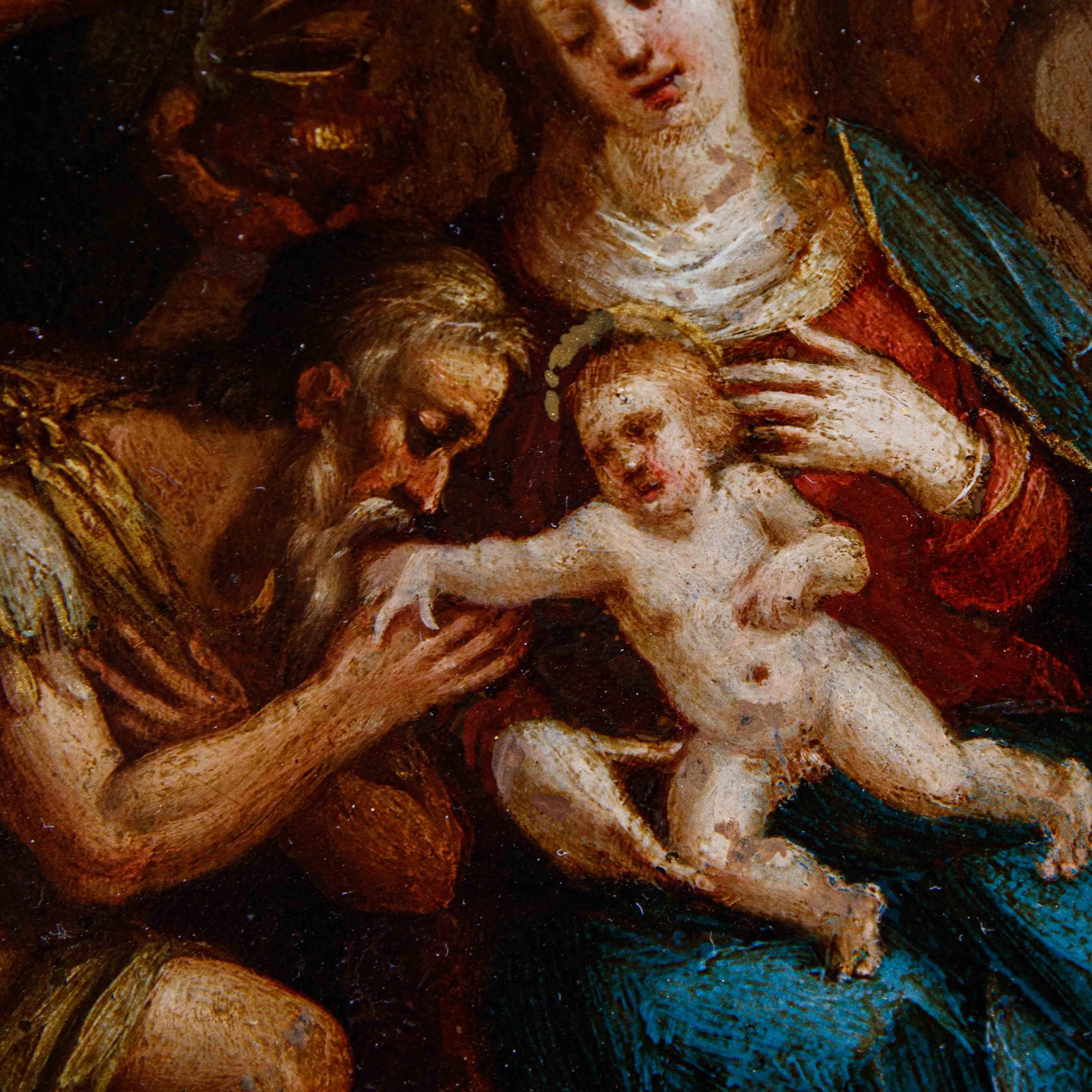 XVII secolo, Scuola fiamminga, Adorazione dei Magi (18th Century and Earlier) im Angebot