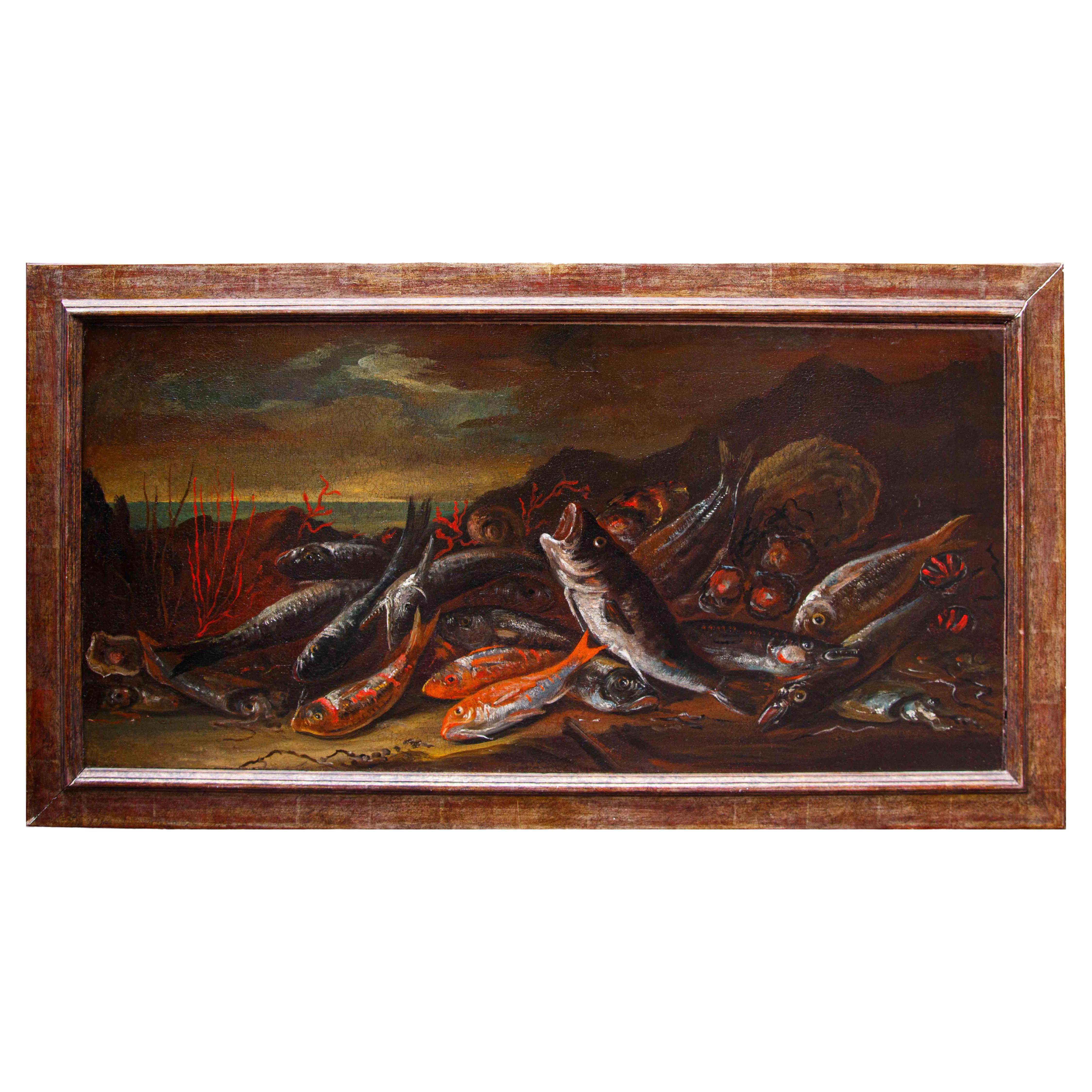 17th century,  recco follower, (Naples, 1634- Alicante, 1695),  Still Life