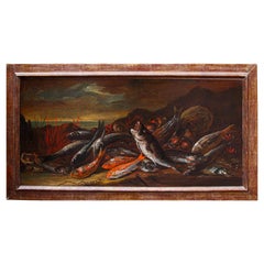 17. Jahrhundert,  anhänger von Recco, (Neapel, 1634 - Alicante, 1695),  Stilleben